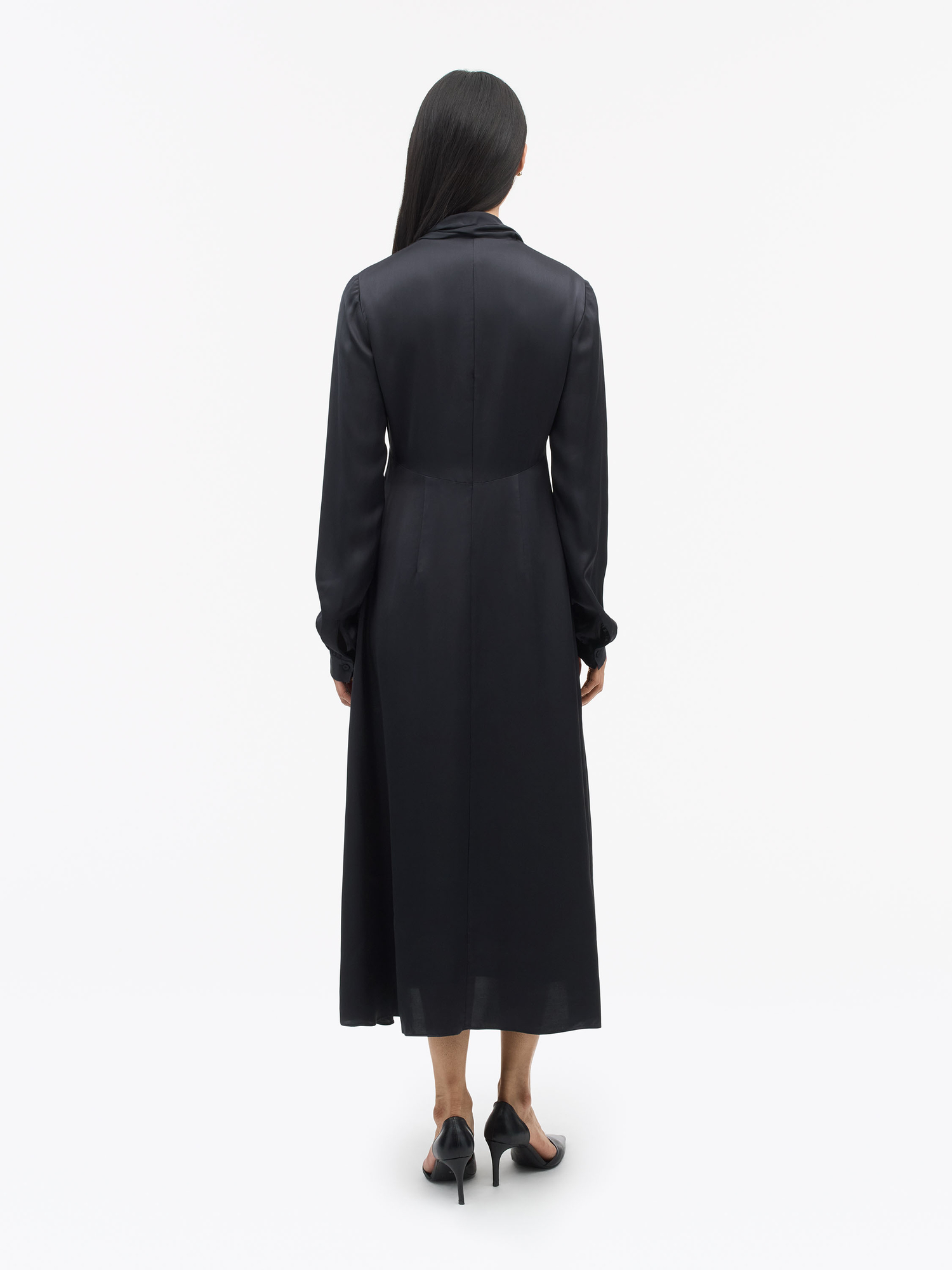Tily Draped Midi Dress