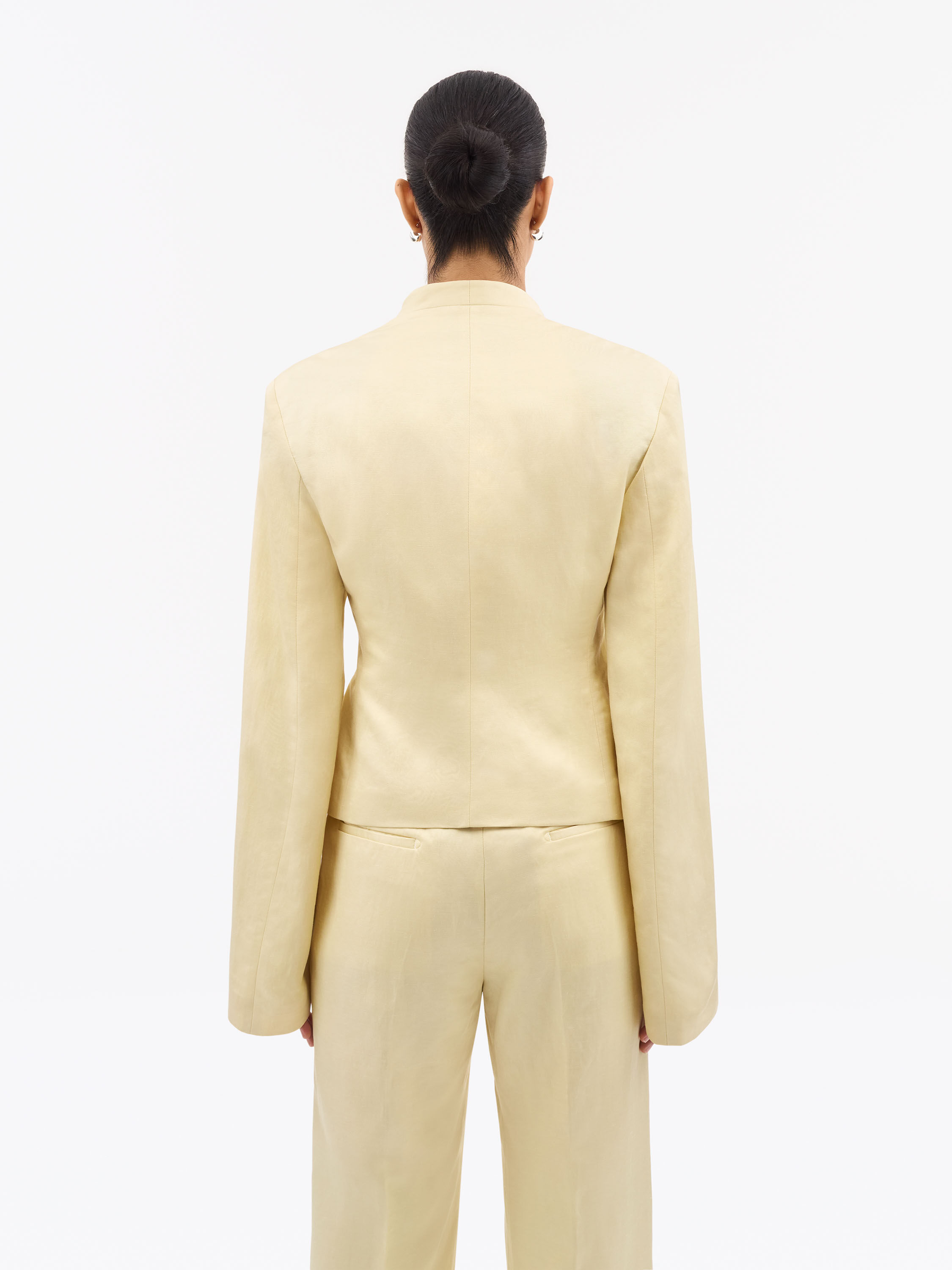 Audris Linen-Blend Suit