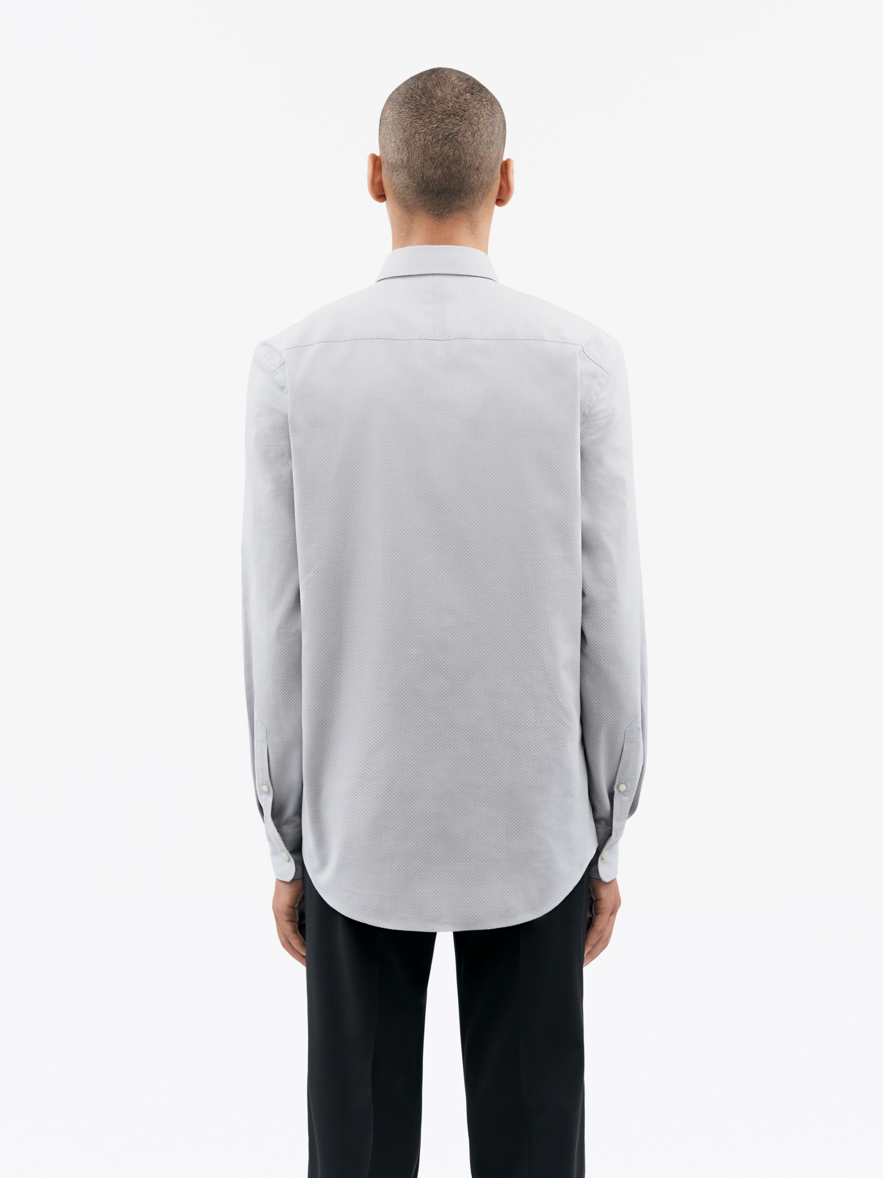 Adley Baumwoll-Stehkragen-Hemd