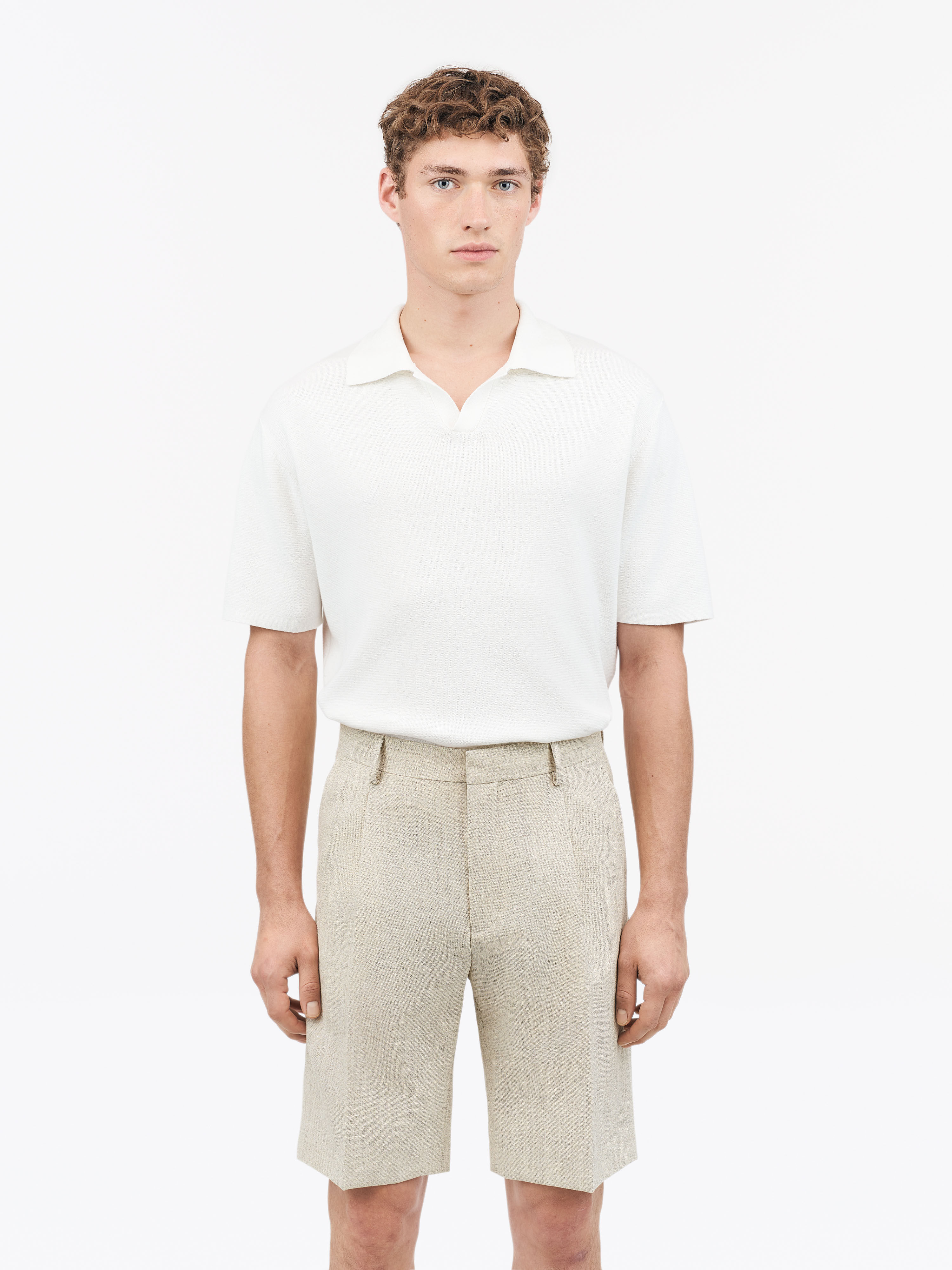 Hudson stripe short pants