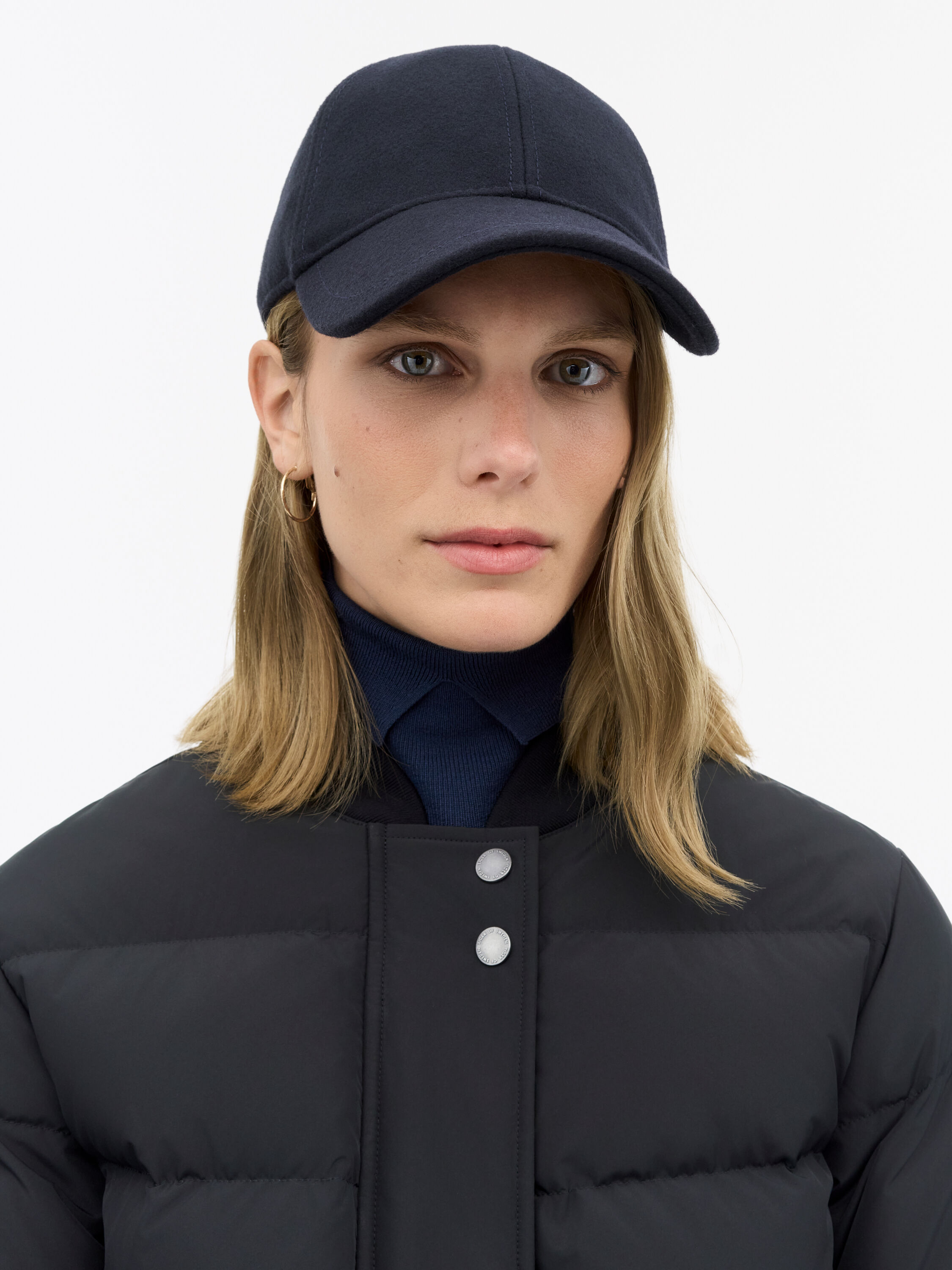 Hent Wool Cashmere Baseball Cap