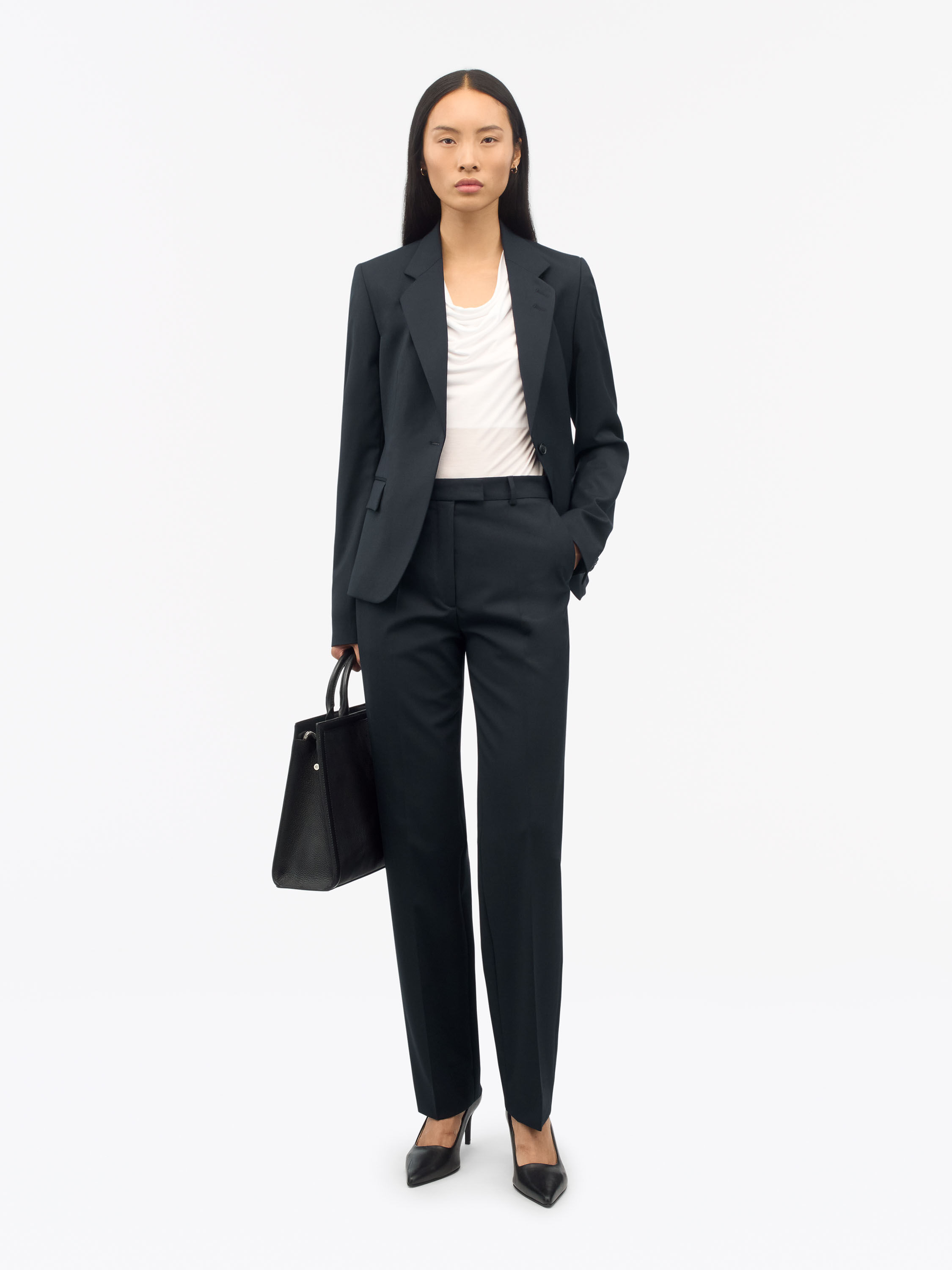 Nove Slim Straight Trousers