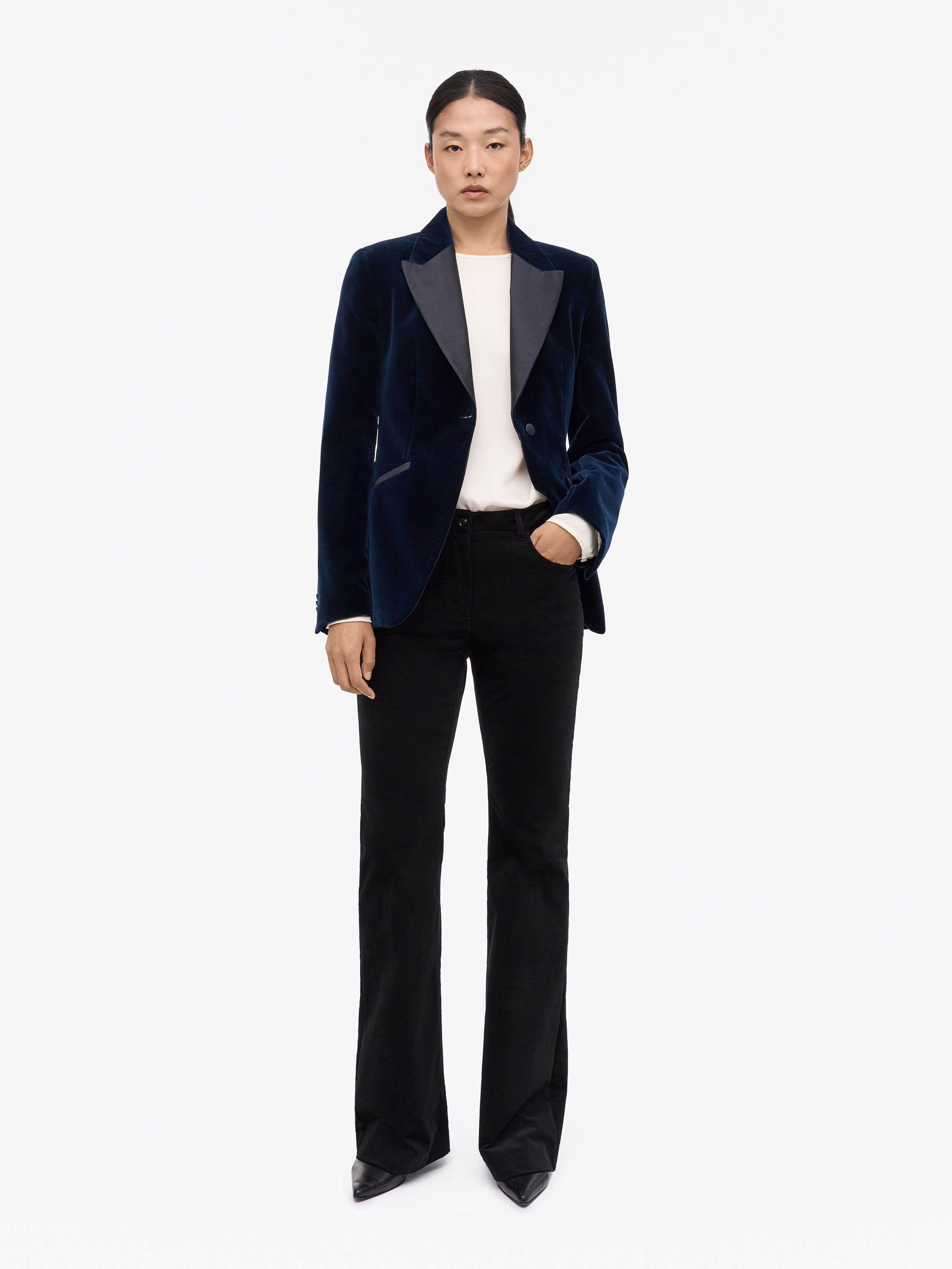 Sera Cotton Velvet Trousers