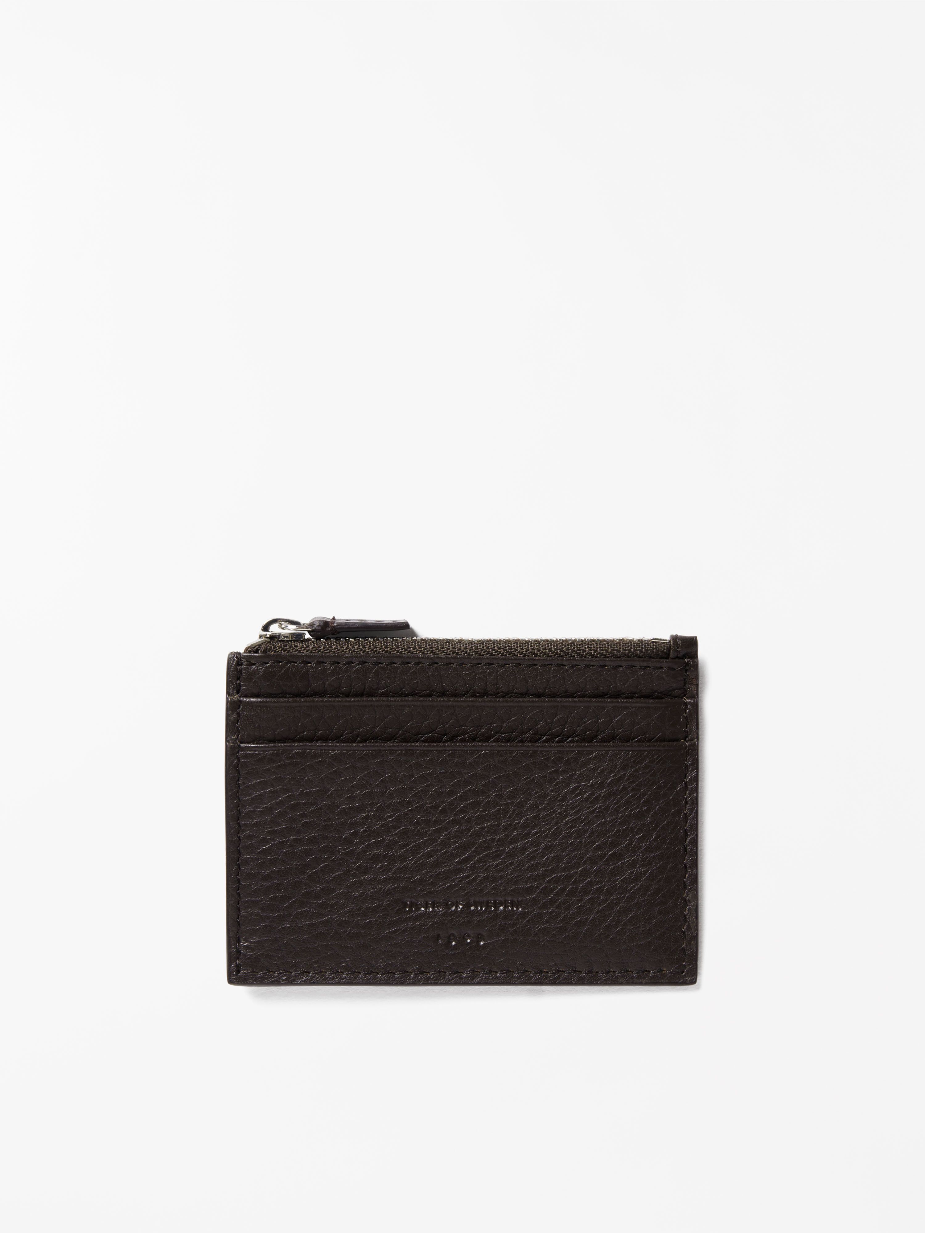 Wahren Grainy Calf Leather Wallet