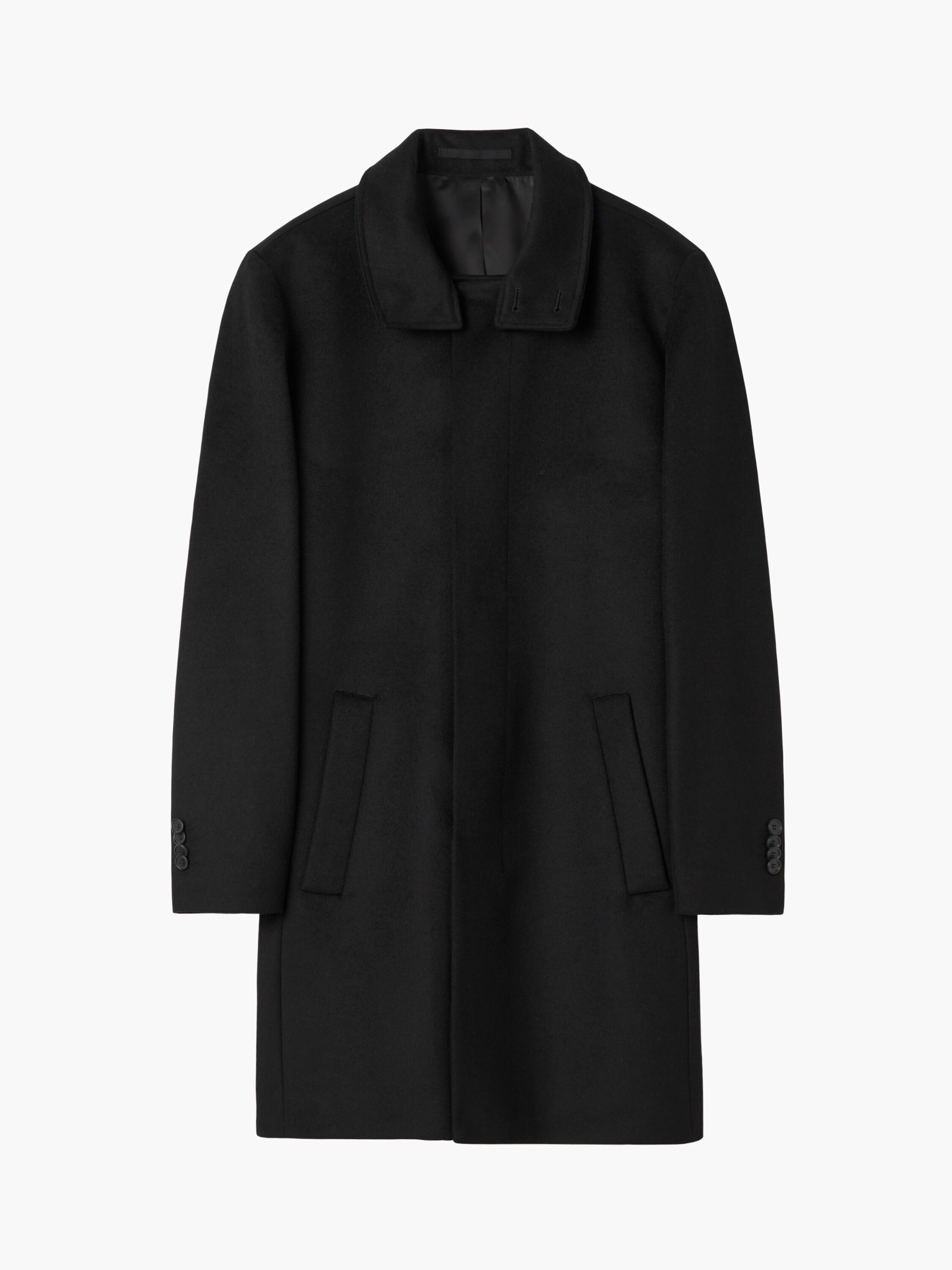 Aleric Funnel-Neck Wool Coat
