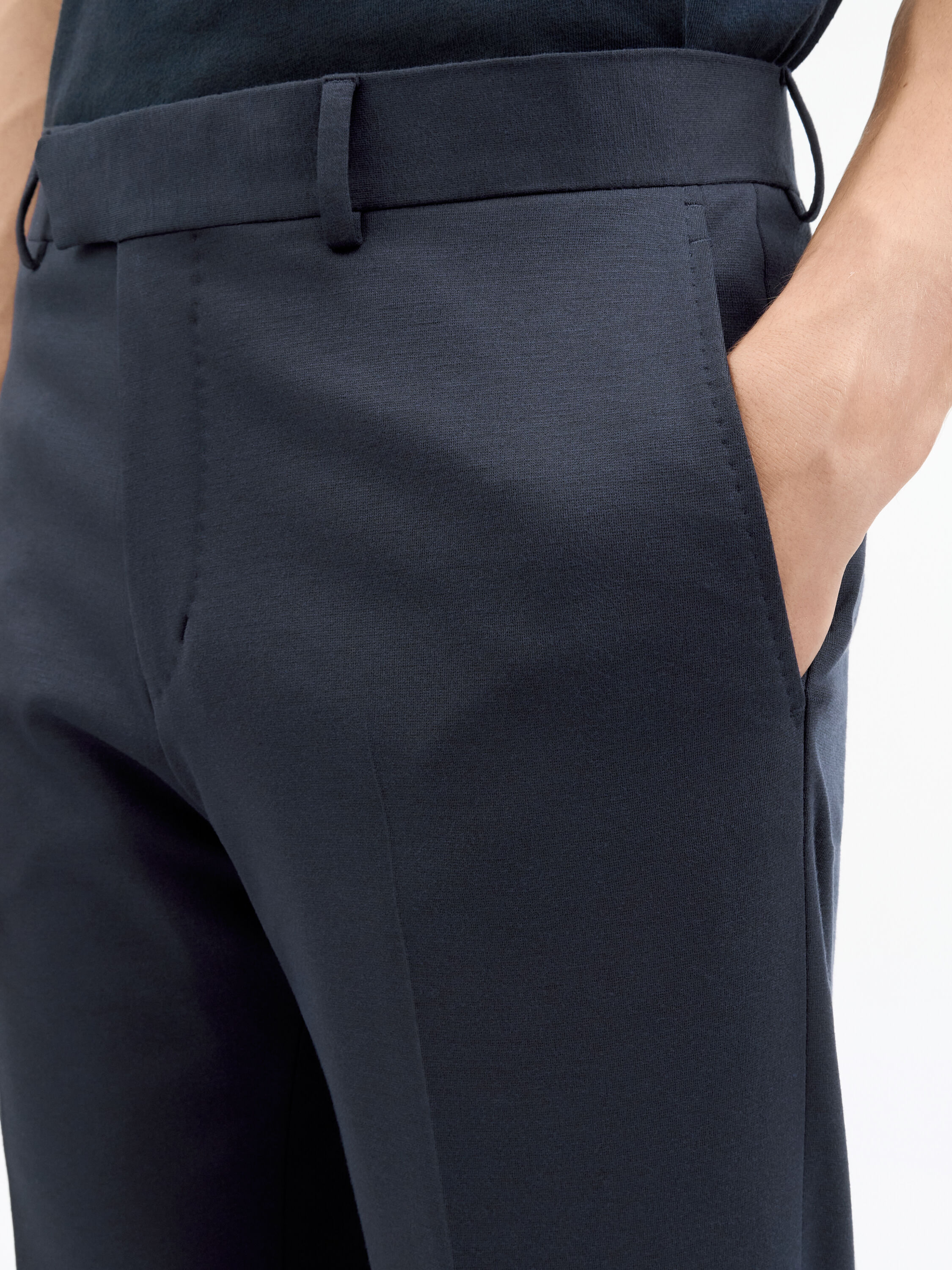 Tense Brushed Jersey Trousers