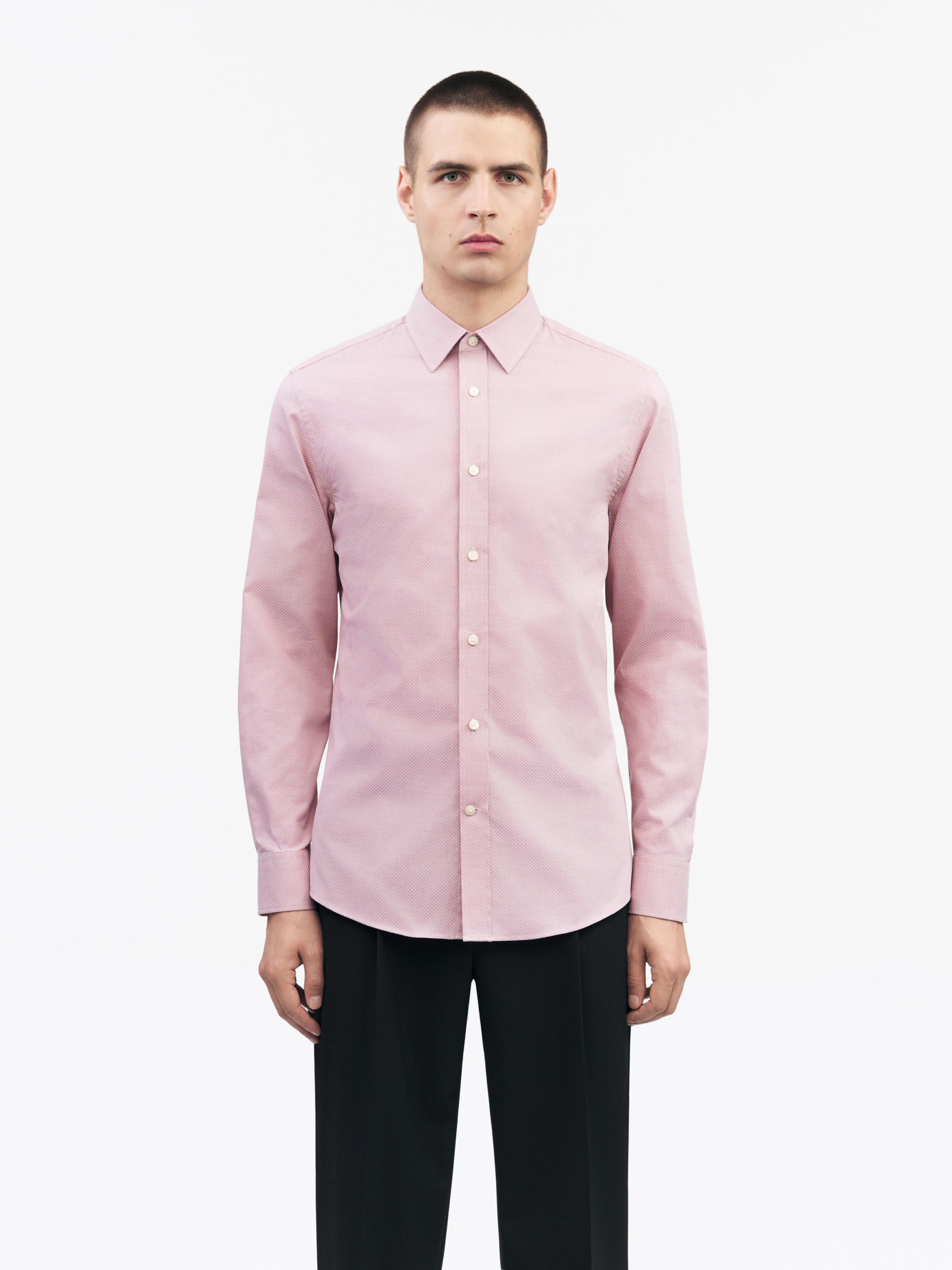 Adley cotton stand-up collar Shirt