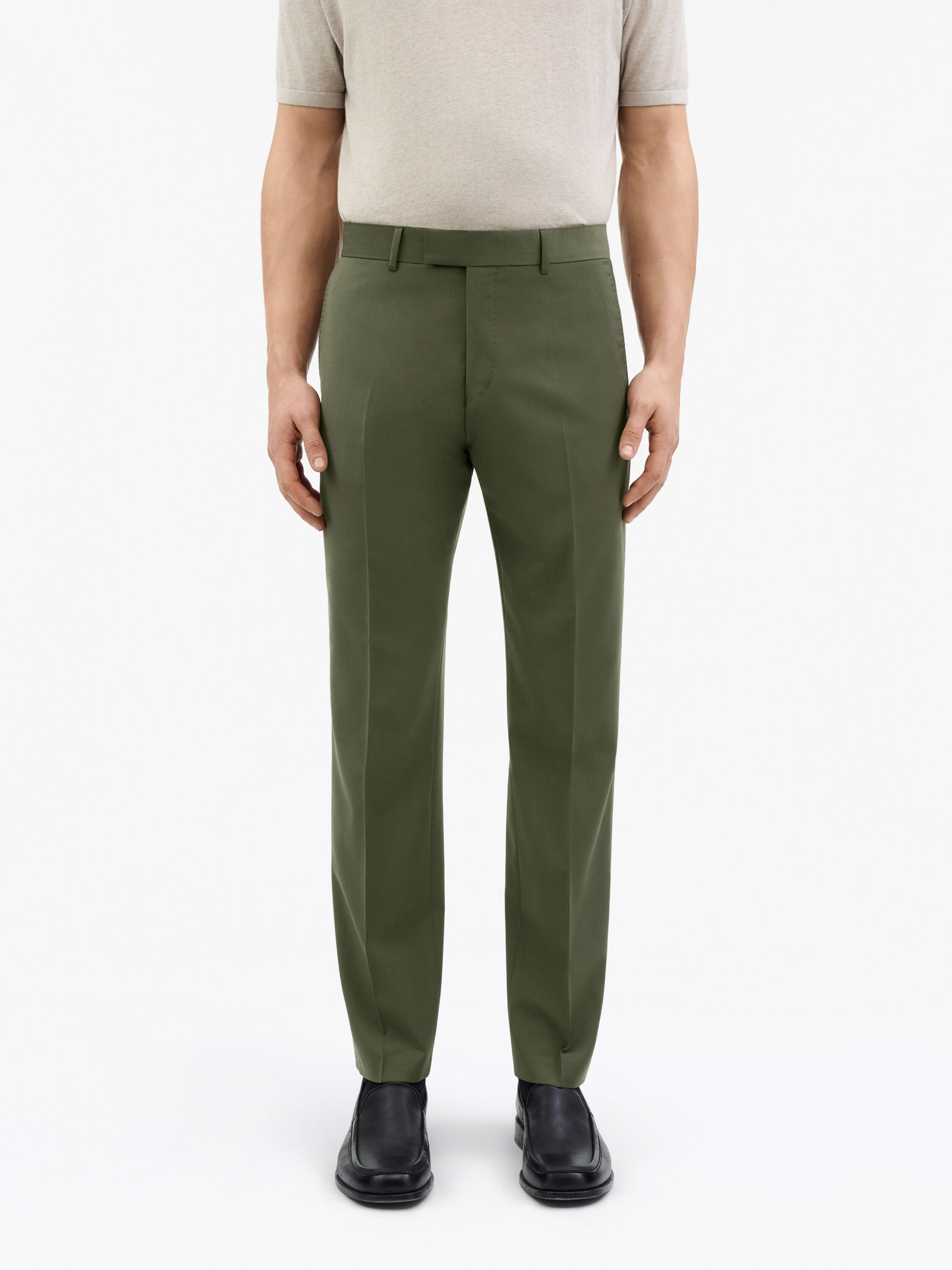 Tenuta Slim-Fit Wool Trousers