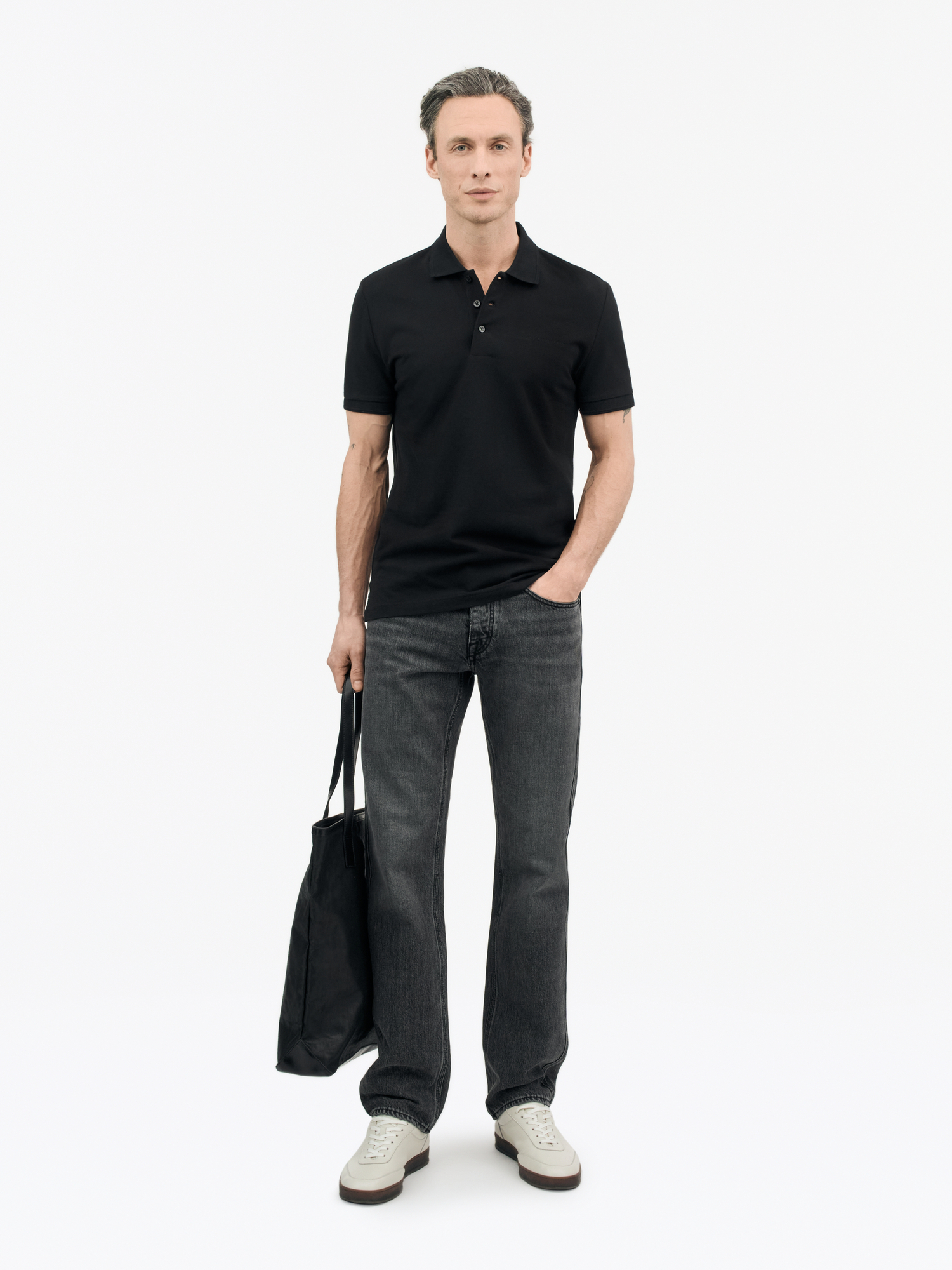 Darios Slim-fit Pikétröja