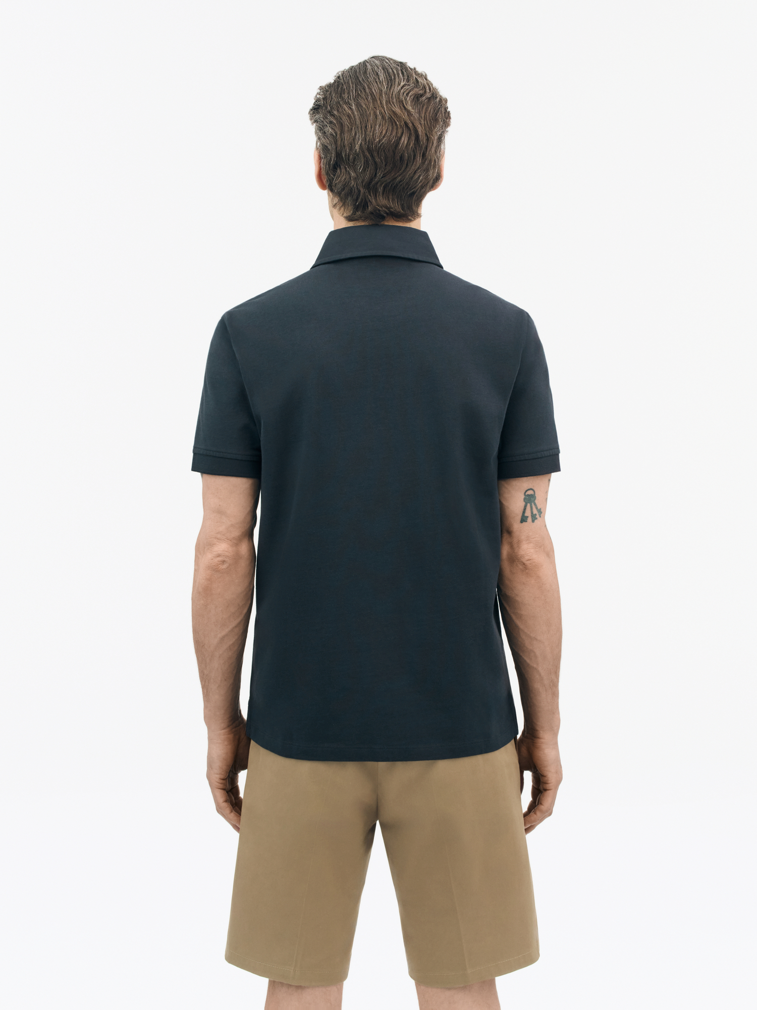 Ronen Cotton Jersey Polo Shirt