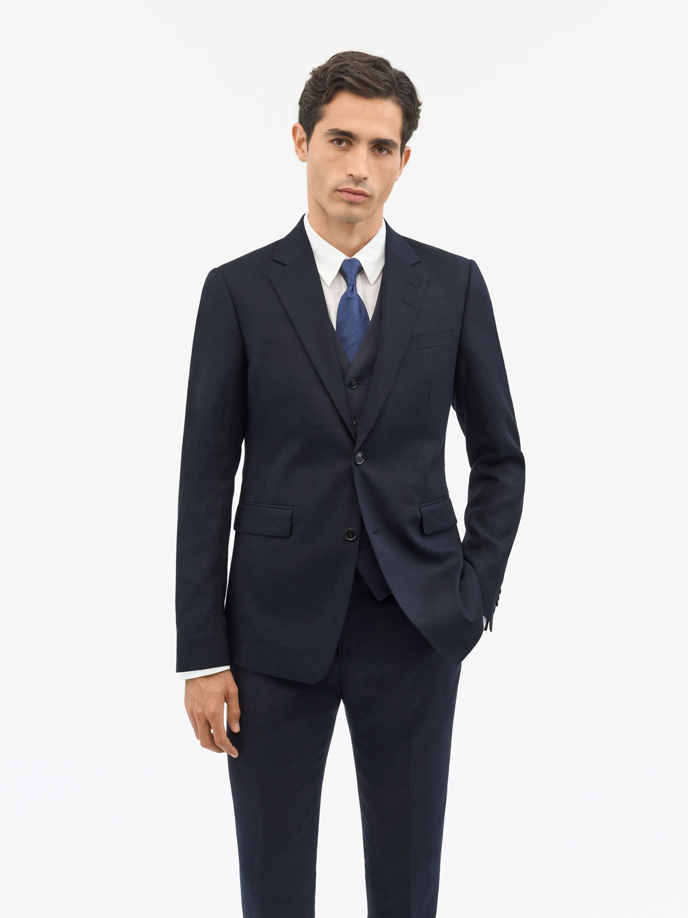 Justin Slim-Fit Linen Jacket