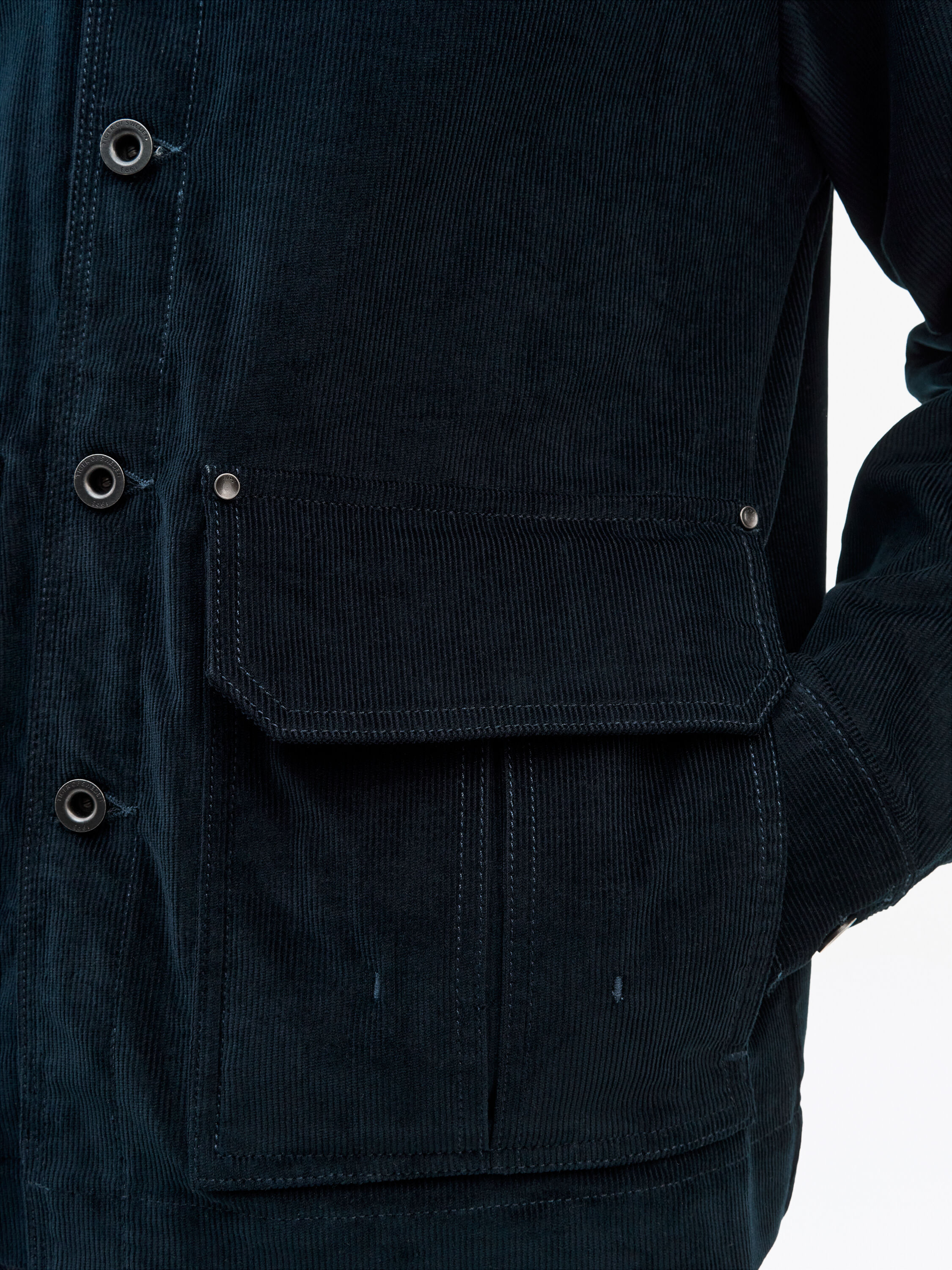 Slice Blue Corduroy Jacket