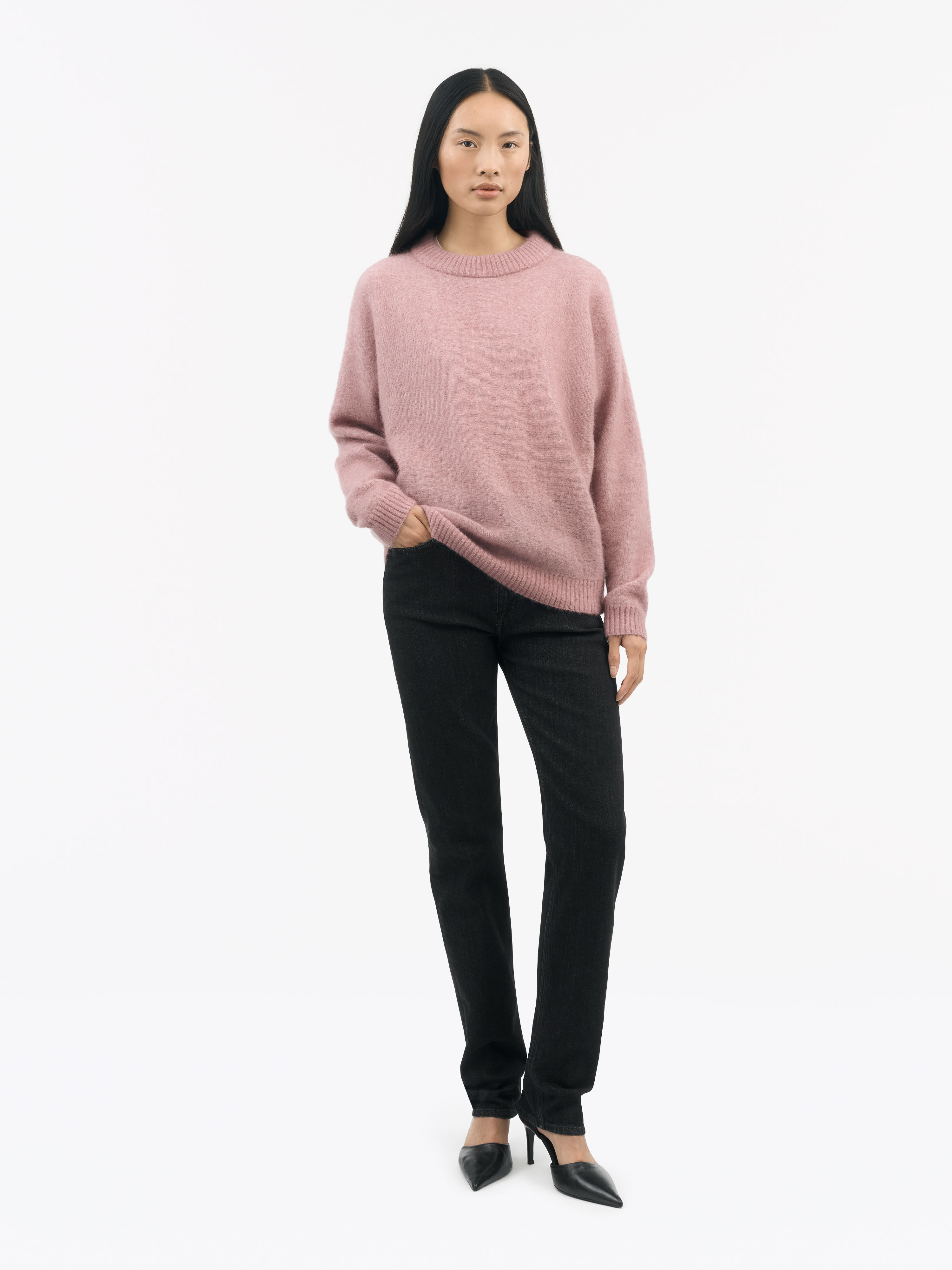 Gwynn Mohair Wool Blend Sweater