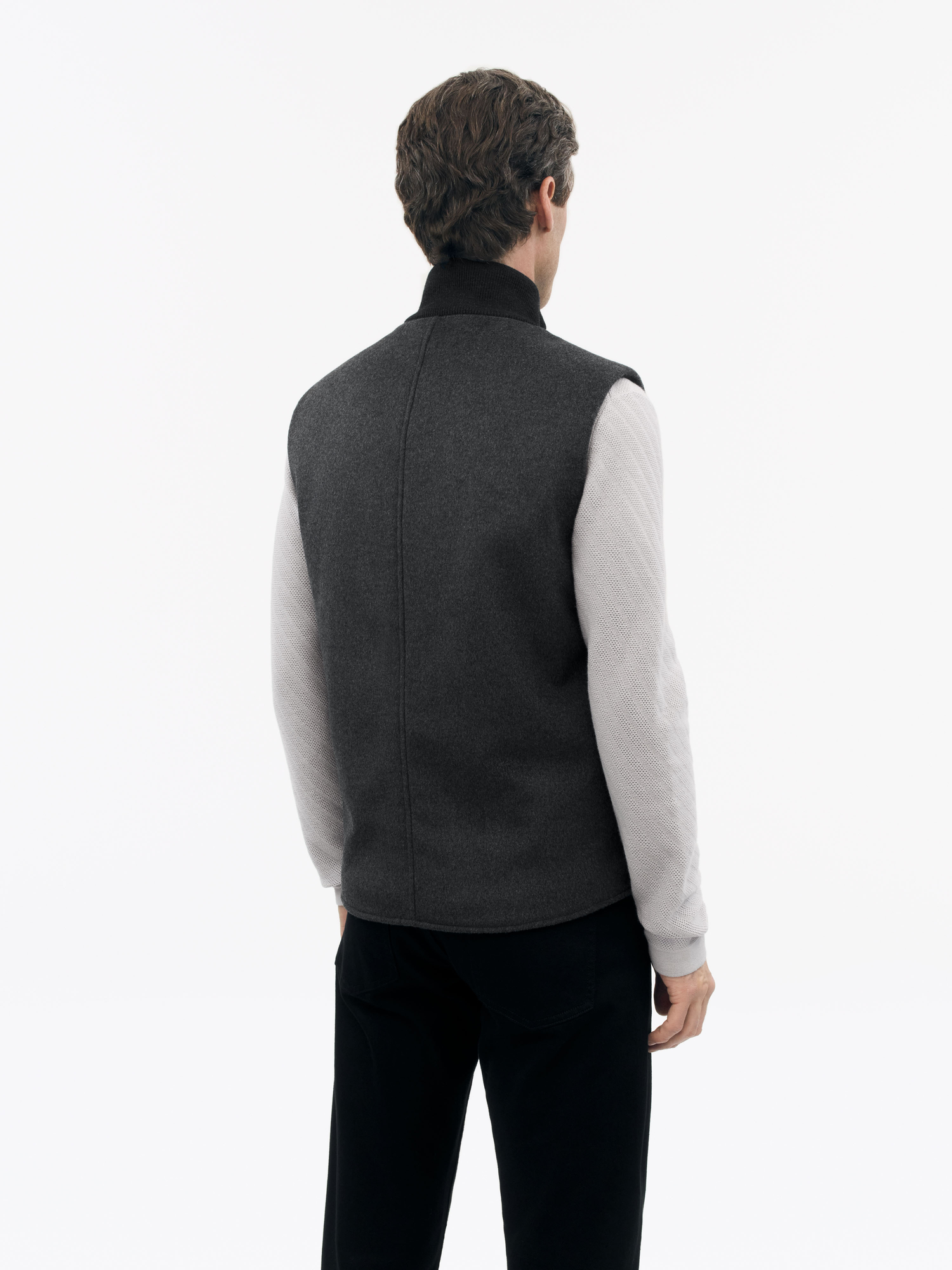 Gilet Elier En Laine Mélangée