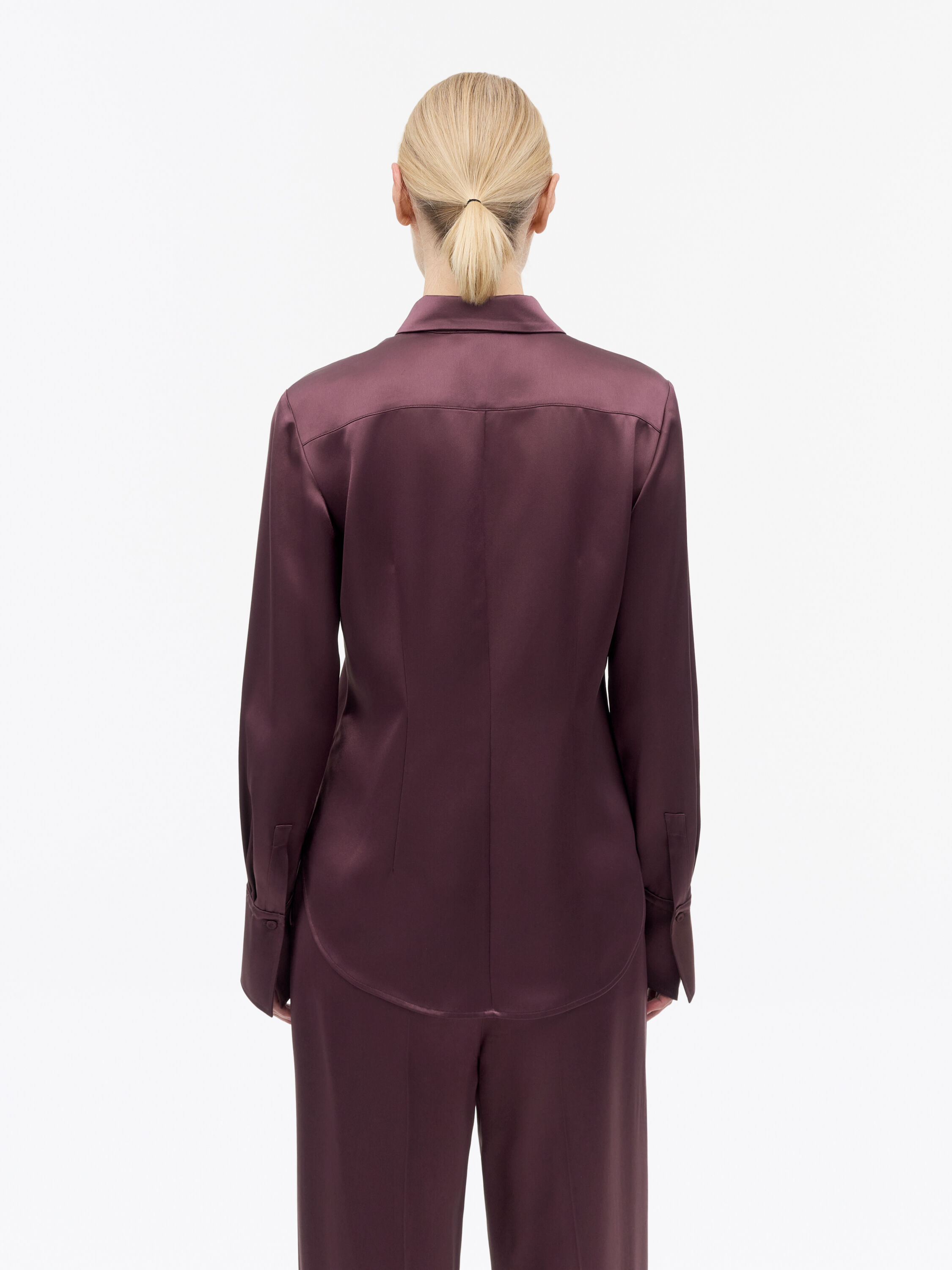 Daphne Regular-Fit Satin Shirt