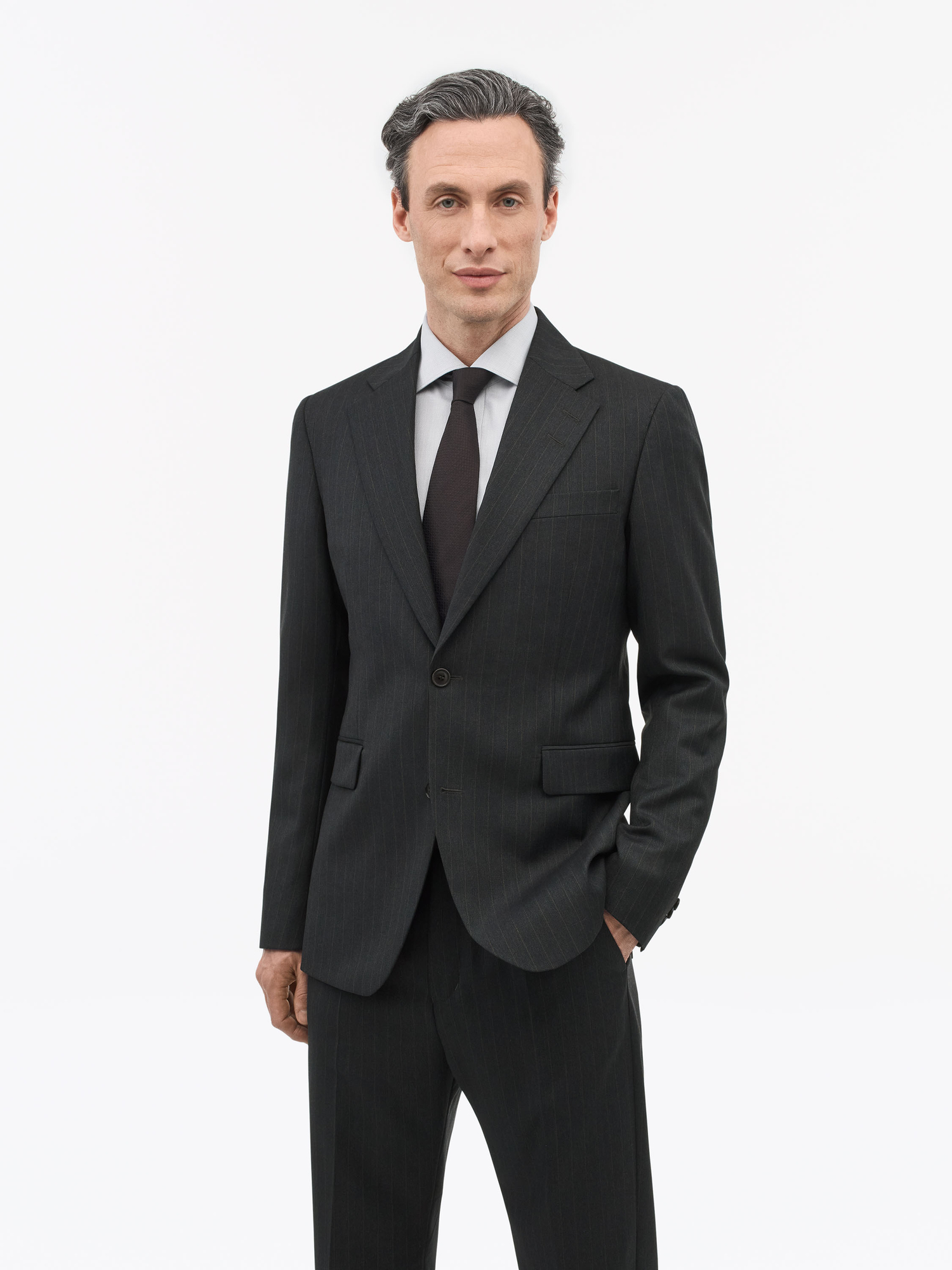 Ease Slim-Fit Pinstripe Jacket