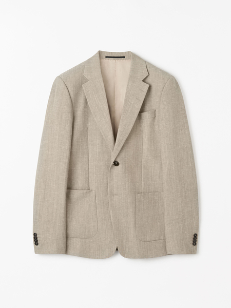 Justin P Slim-Fit Linen Jacket