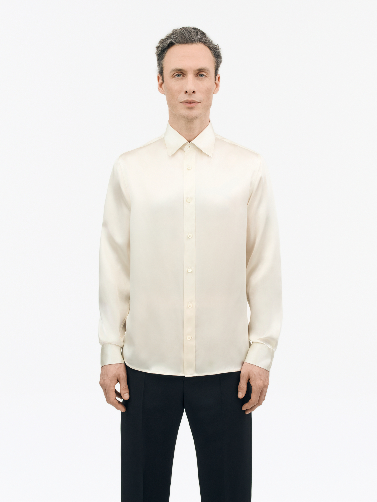 Lowan Regular-Fit Silk Shirt