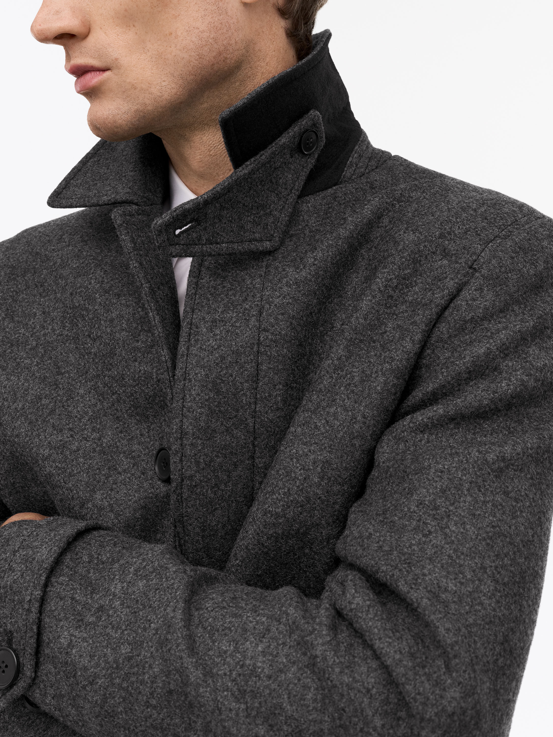 Cane Felted Wool Coat