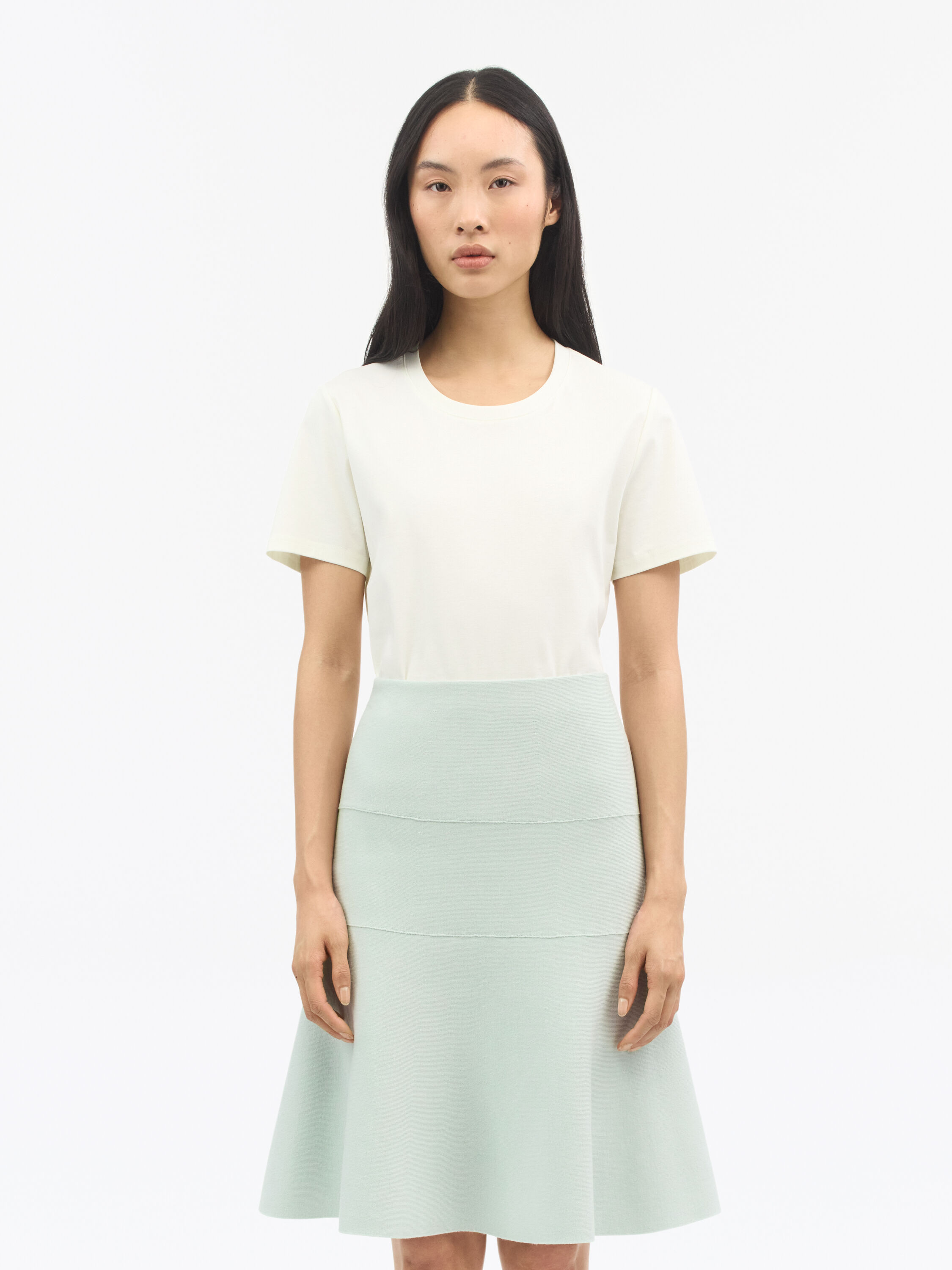 Edwige Slim Knitted Skirt