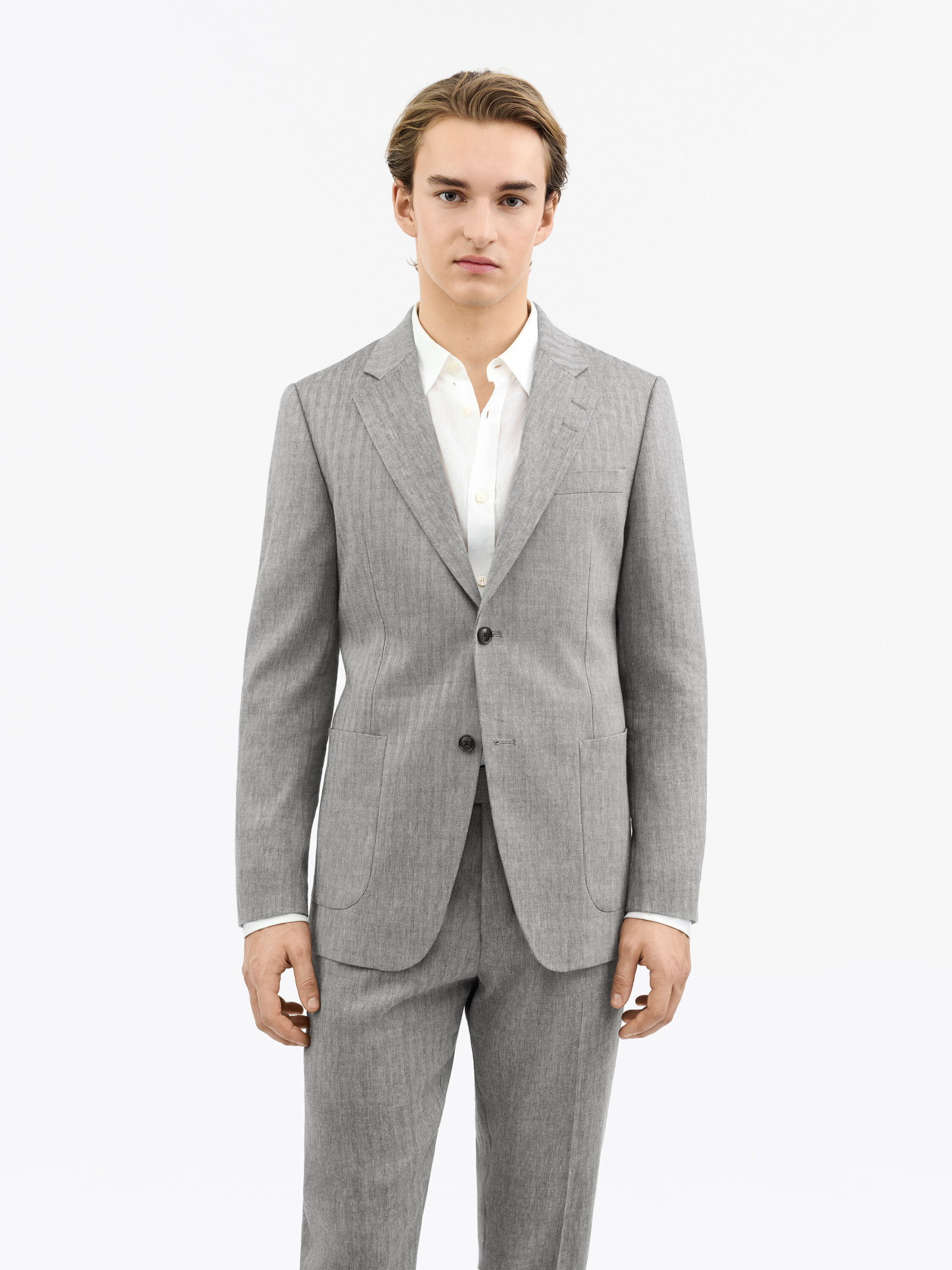 Justin P Linen-Wool Jacket