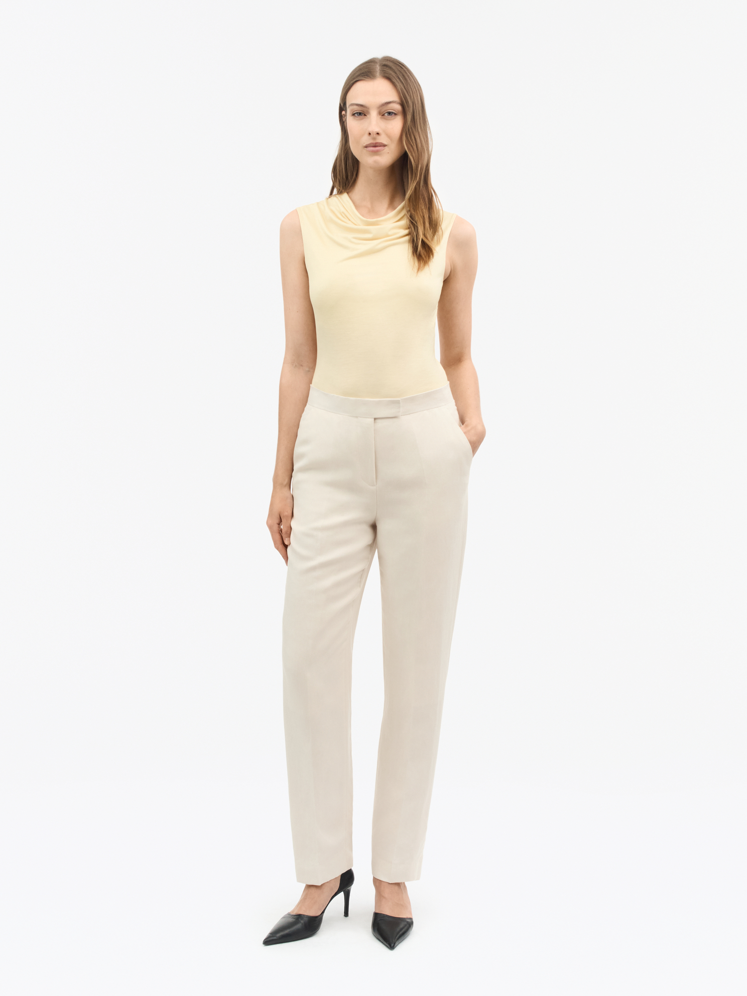 Jela Cowl-neck Top