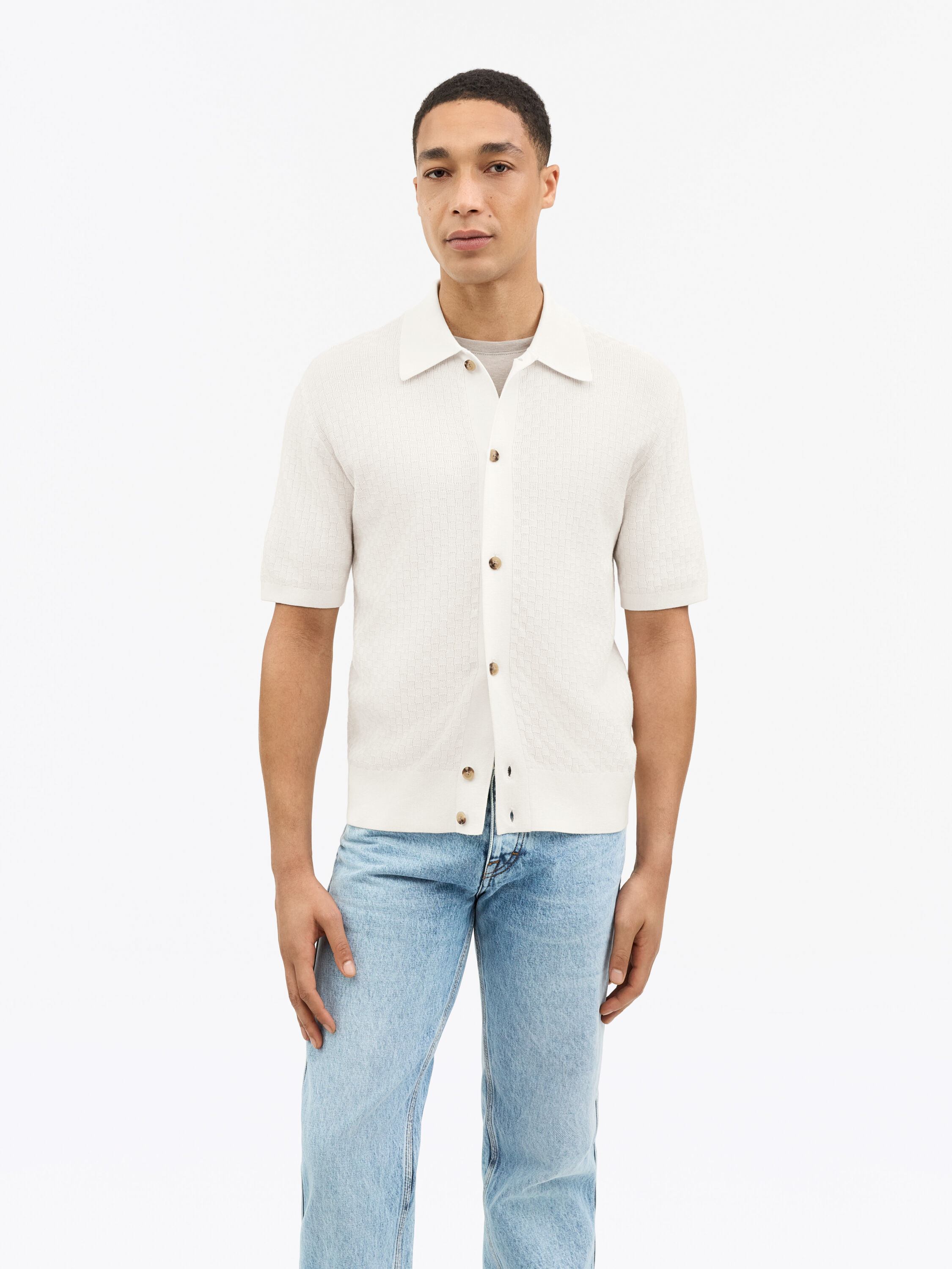 Araawen Structured Cotton Polo