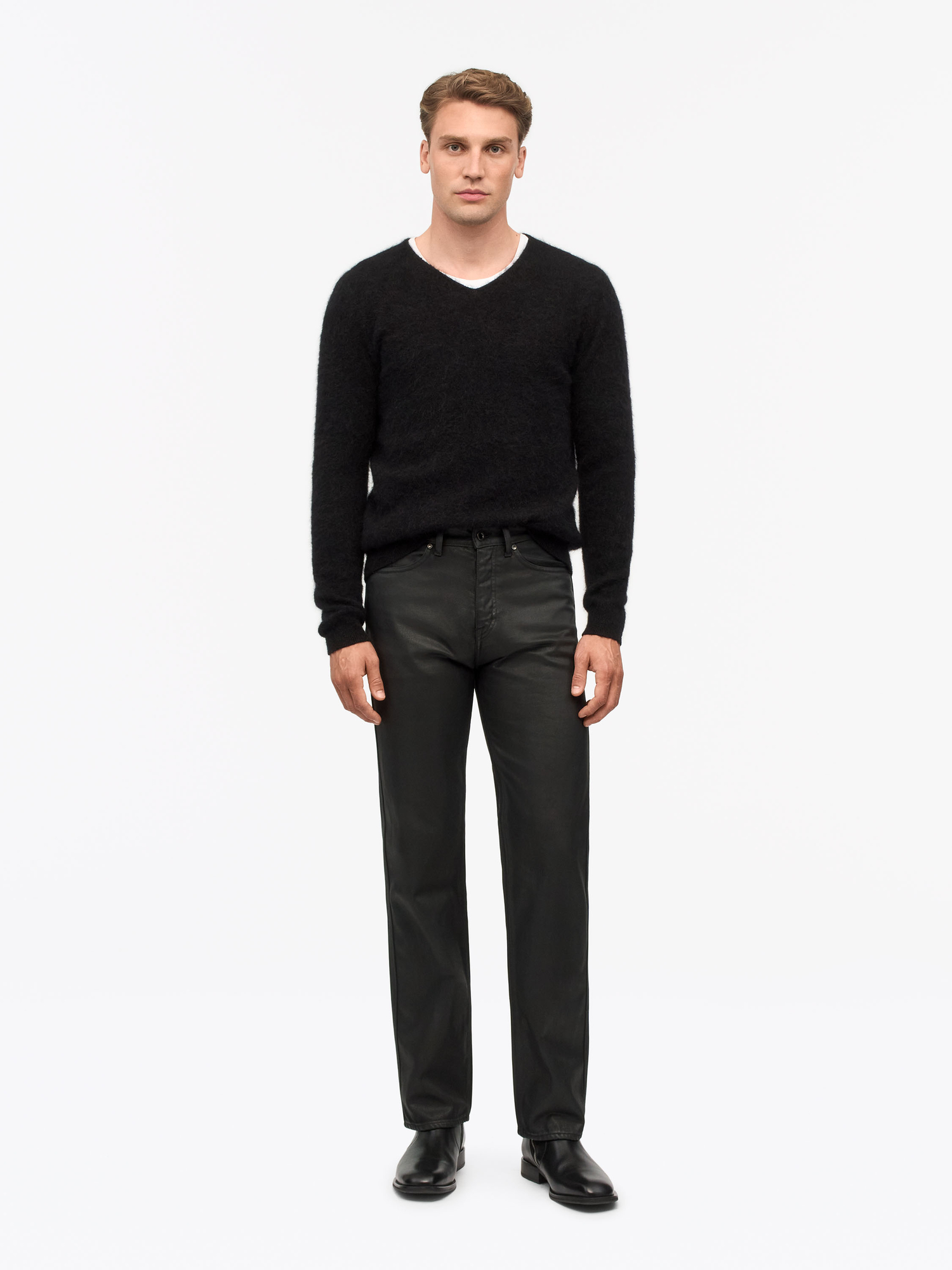 Alec Coated Denim Jeans