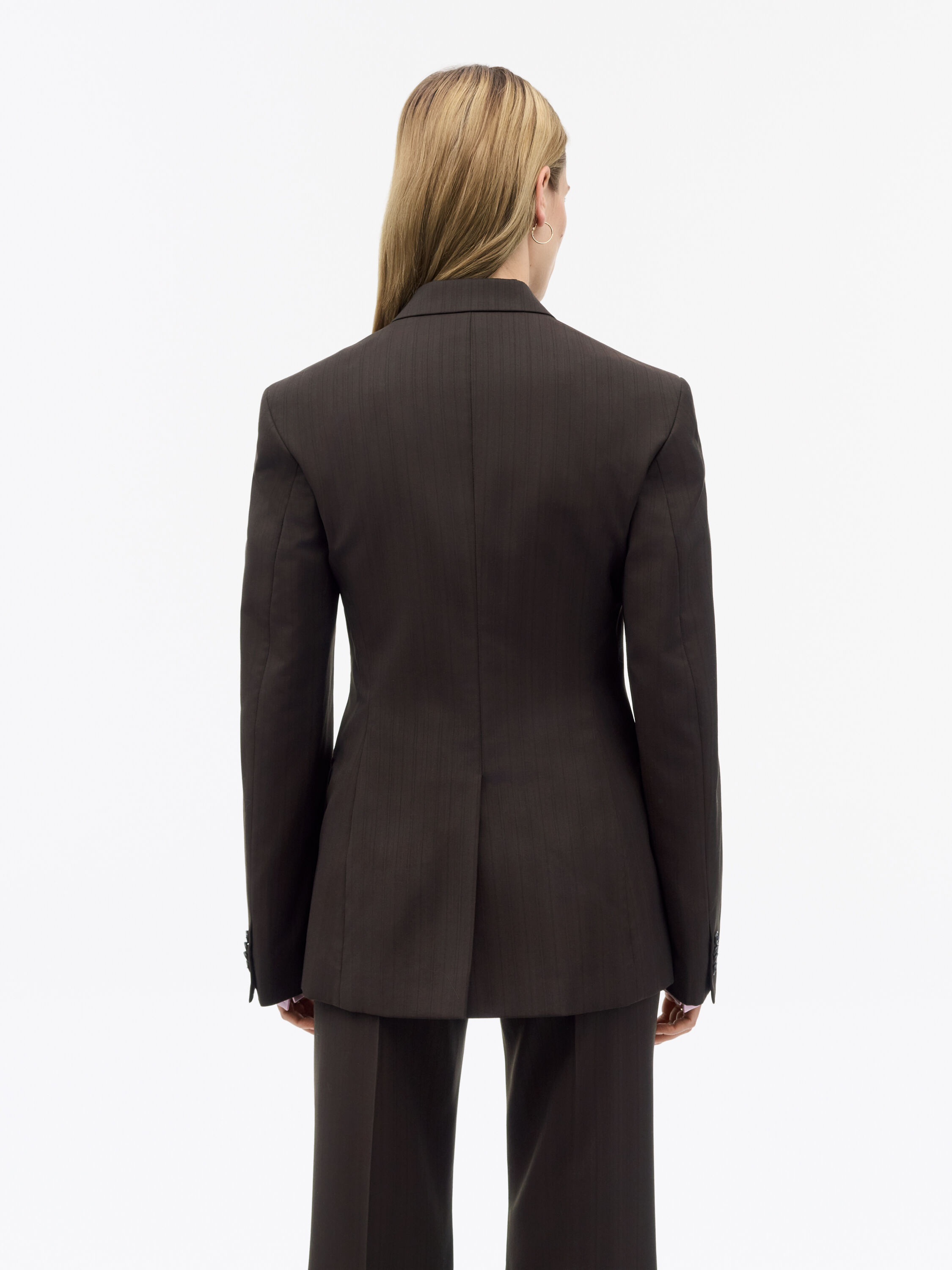 Elmi Wool Stripe Suit