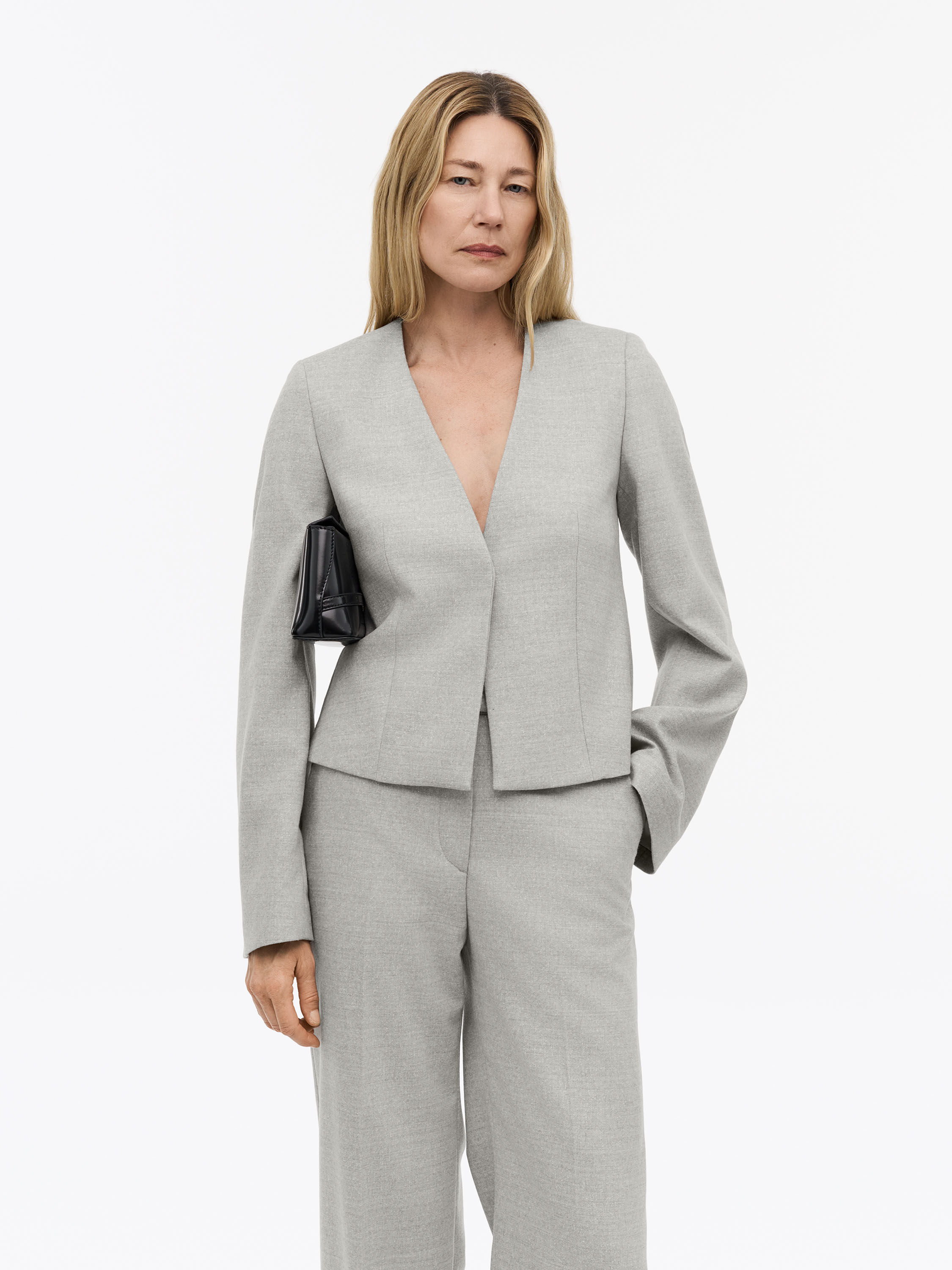 Eleanor Wool Silk Suit