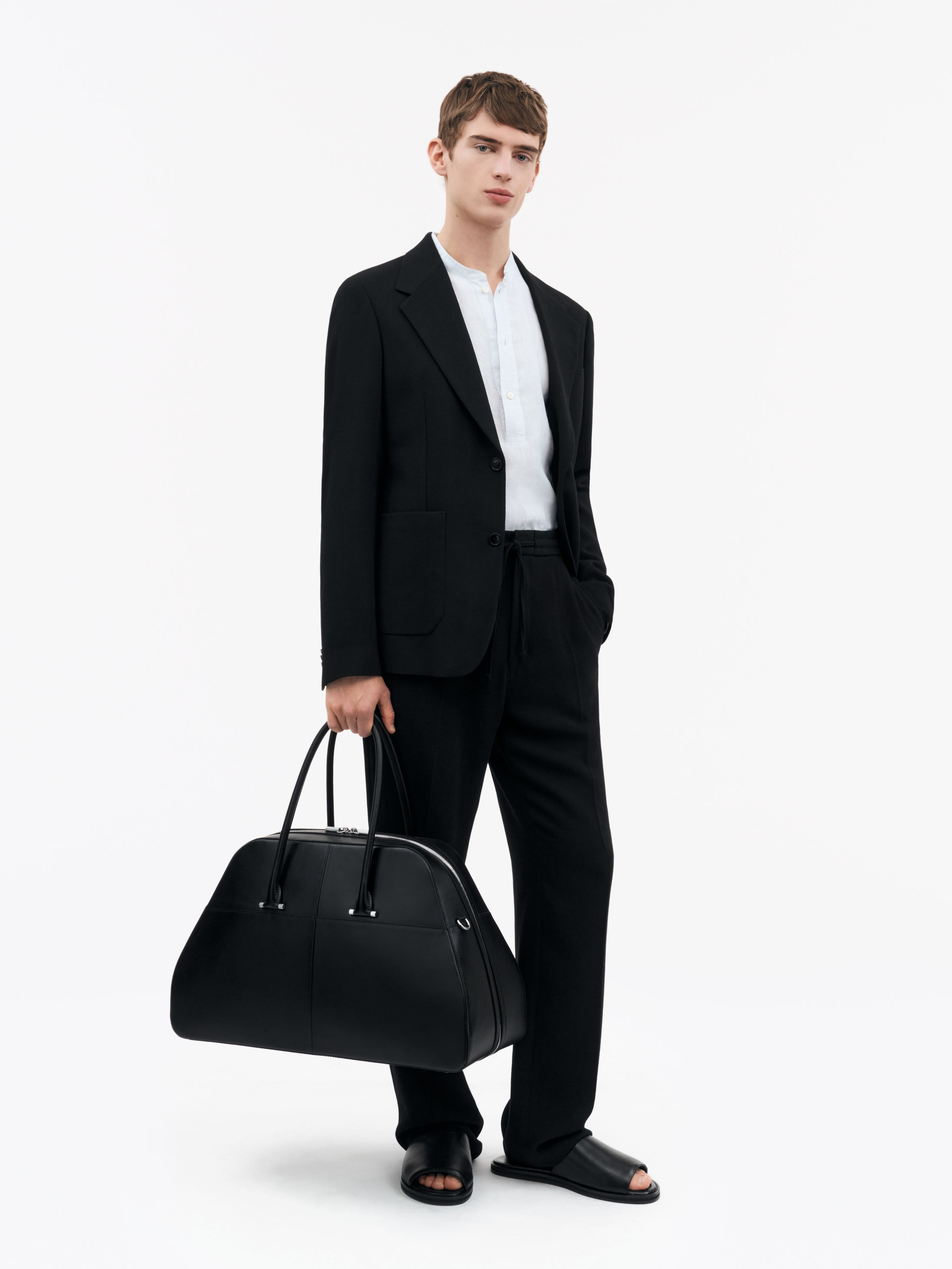 Navisa Leder Wochenendtasche