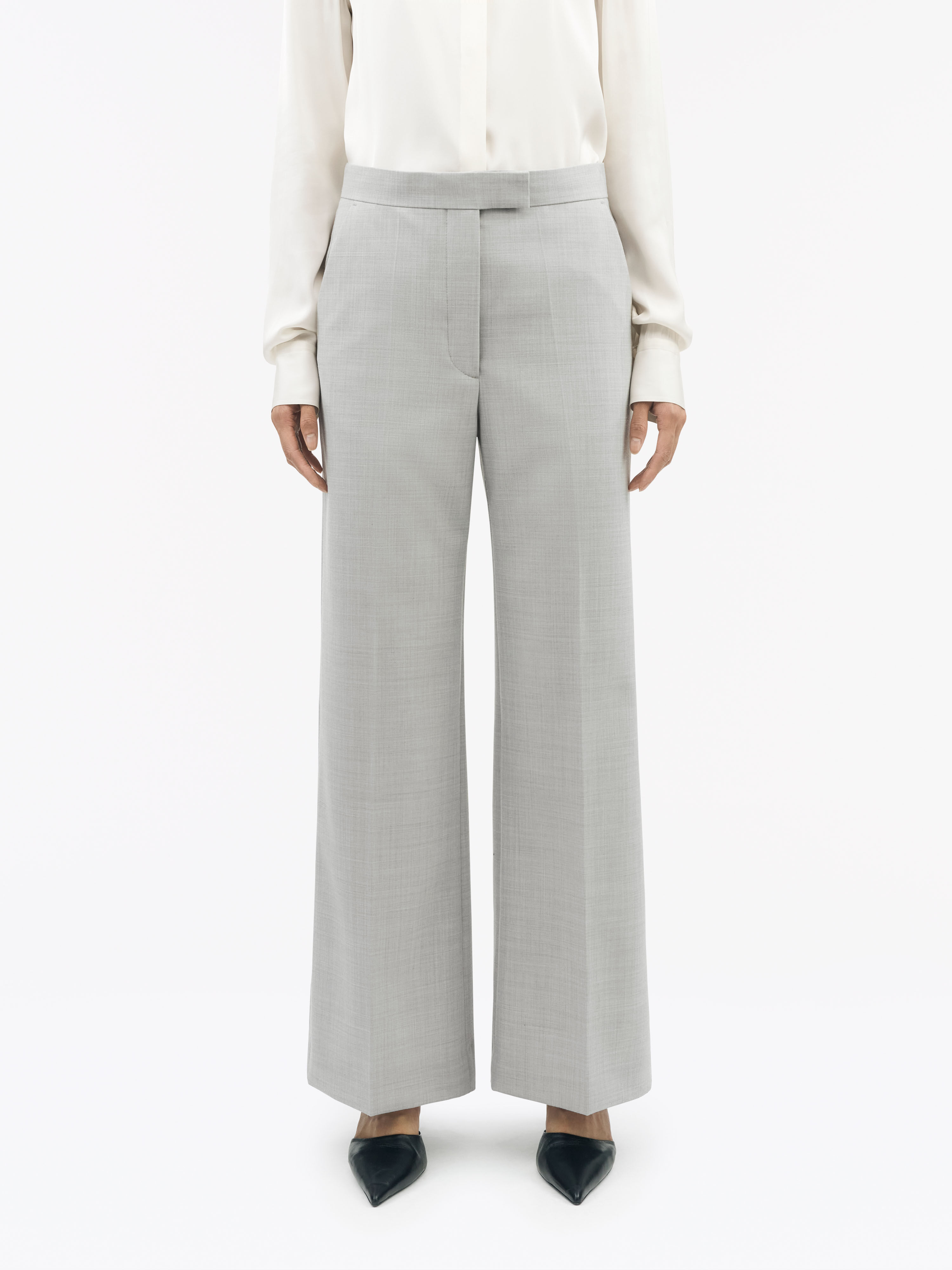 Pantalon Irit en Laine M&eacute;lang&eacute;e