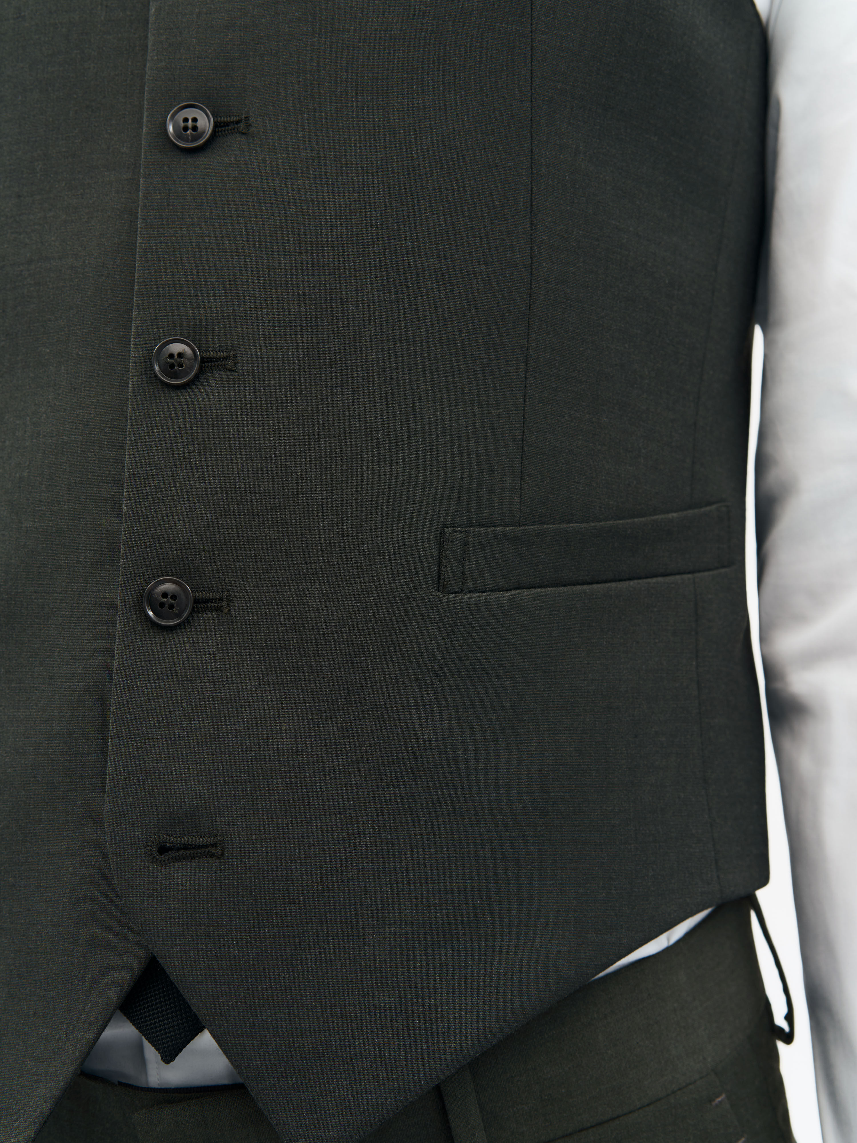 Wayde Polyester-Wool Blend Waistcoat
