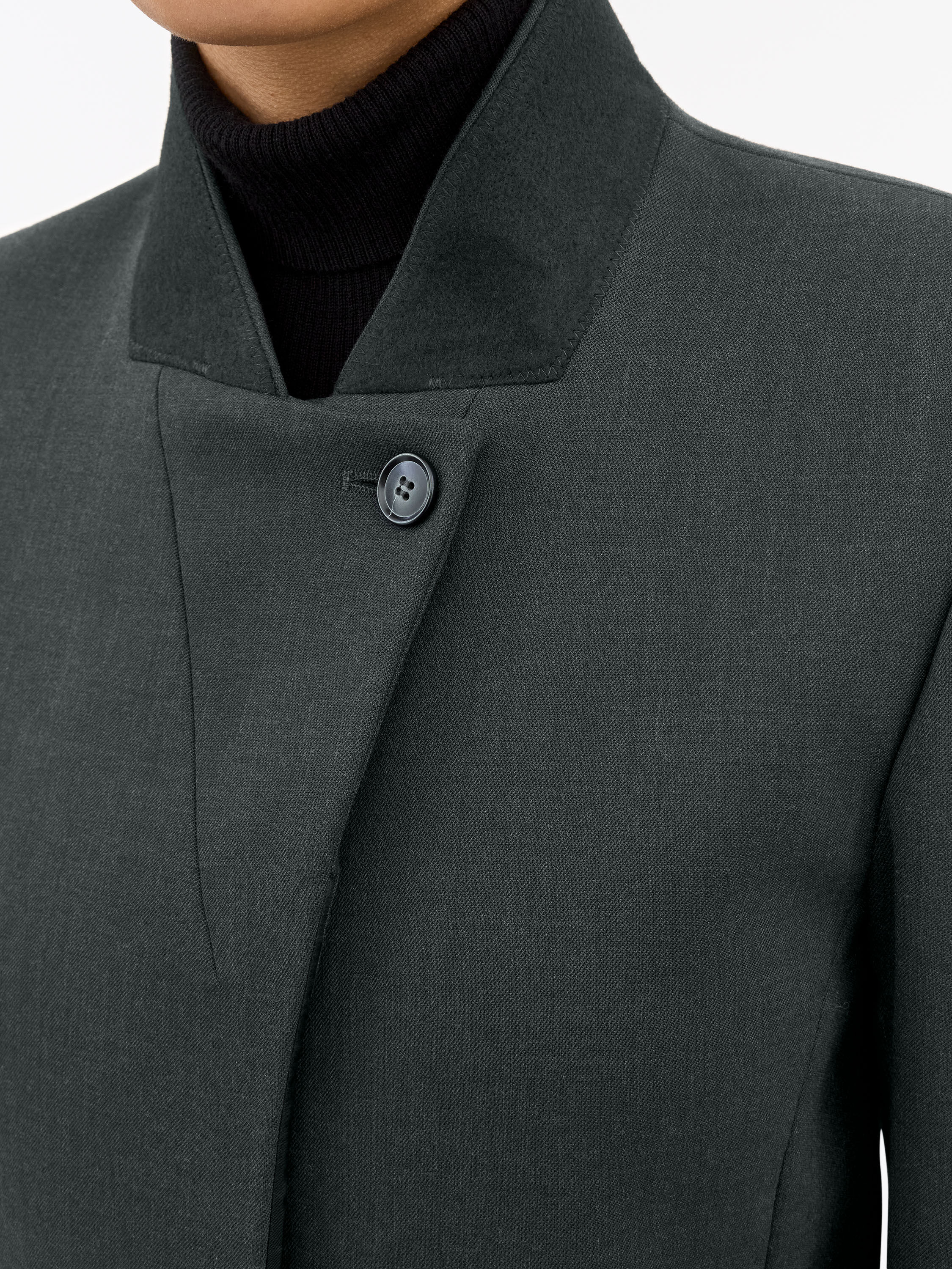 Sine Cropped Minimalist Jacket 
