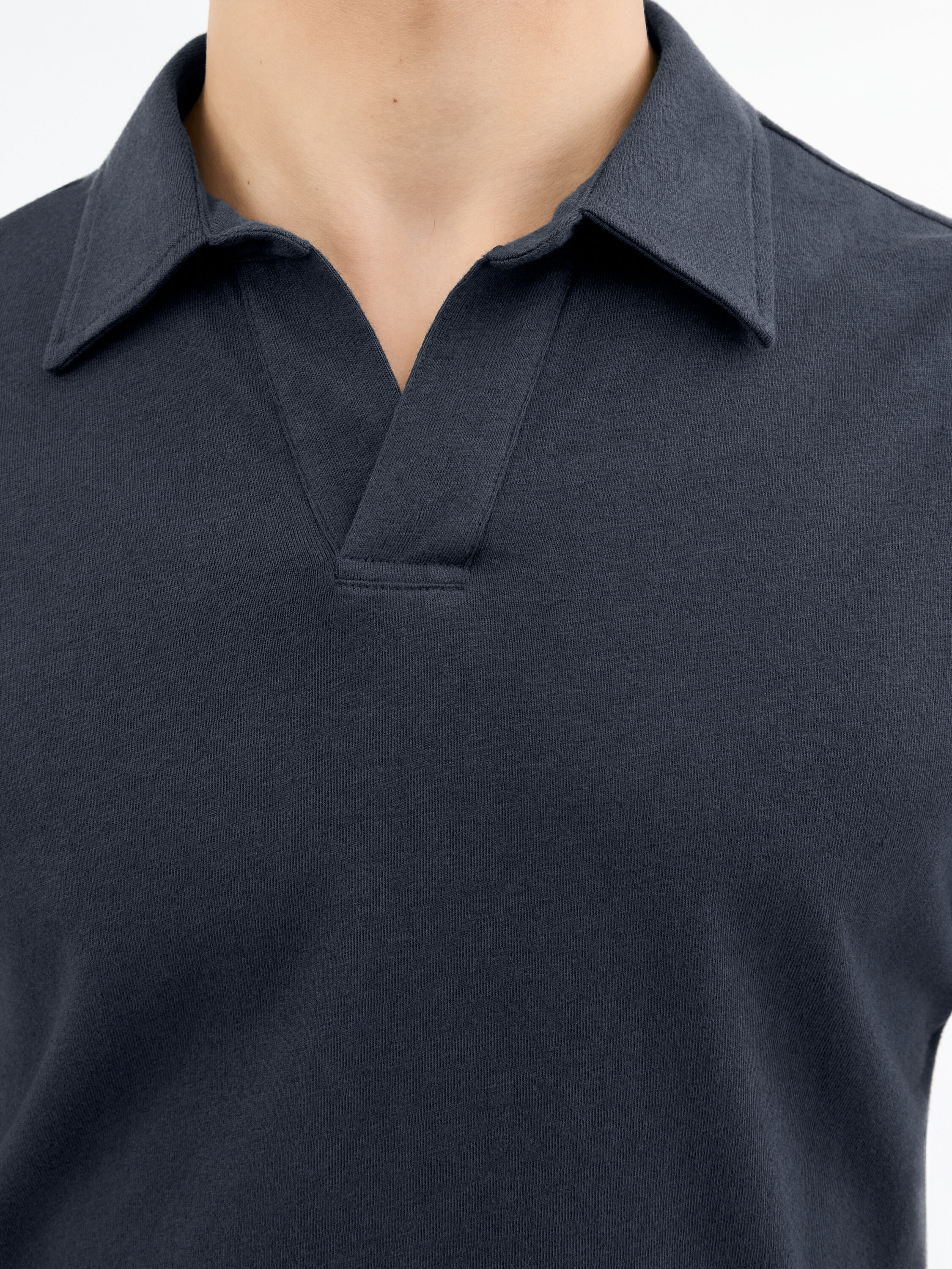 Ray Open-Neck Polo Shirt