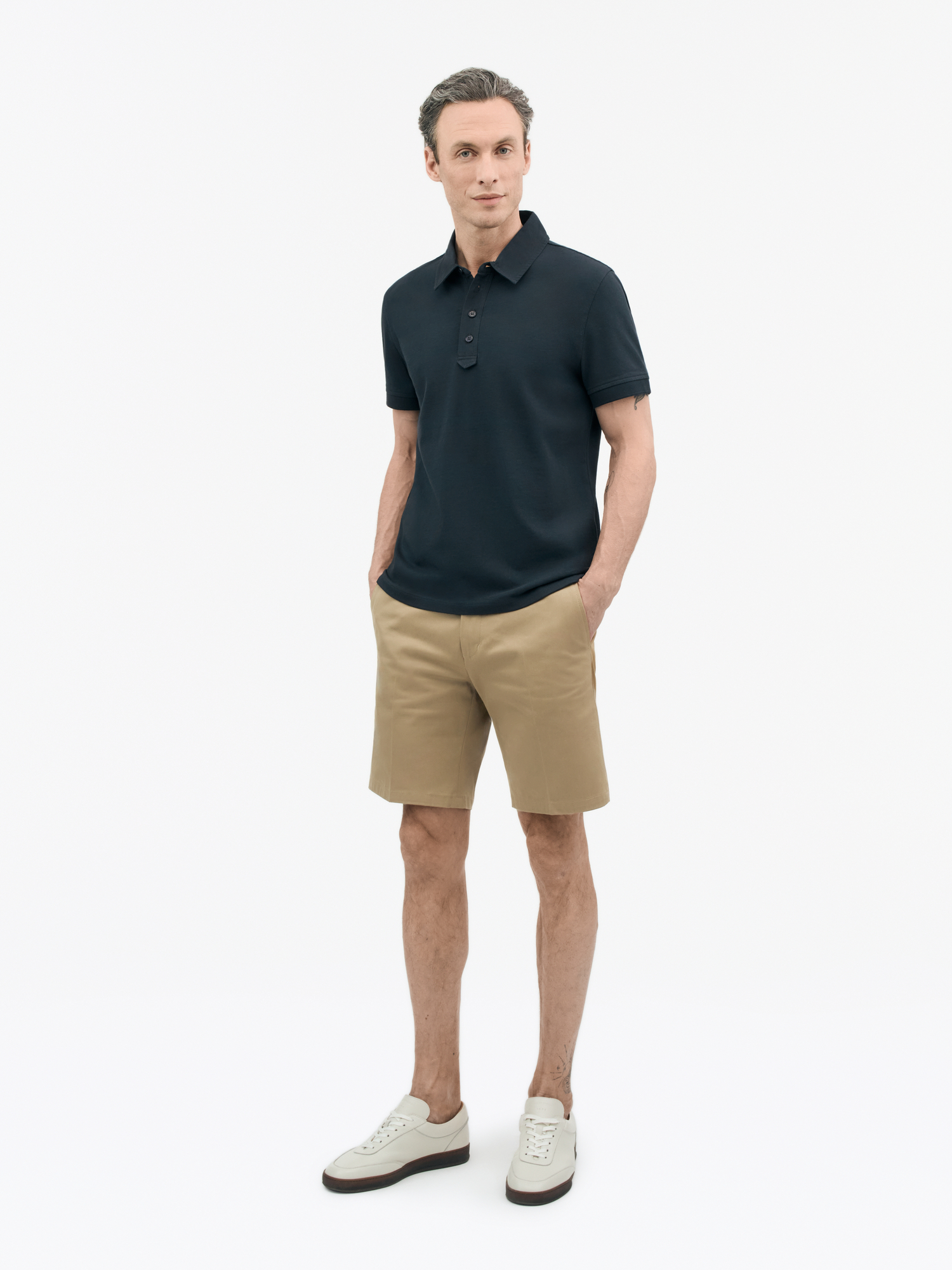 Ronen Cotton Jersey Polo Shirt