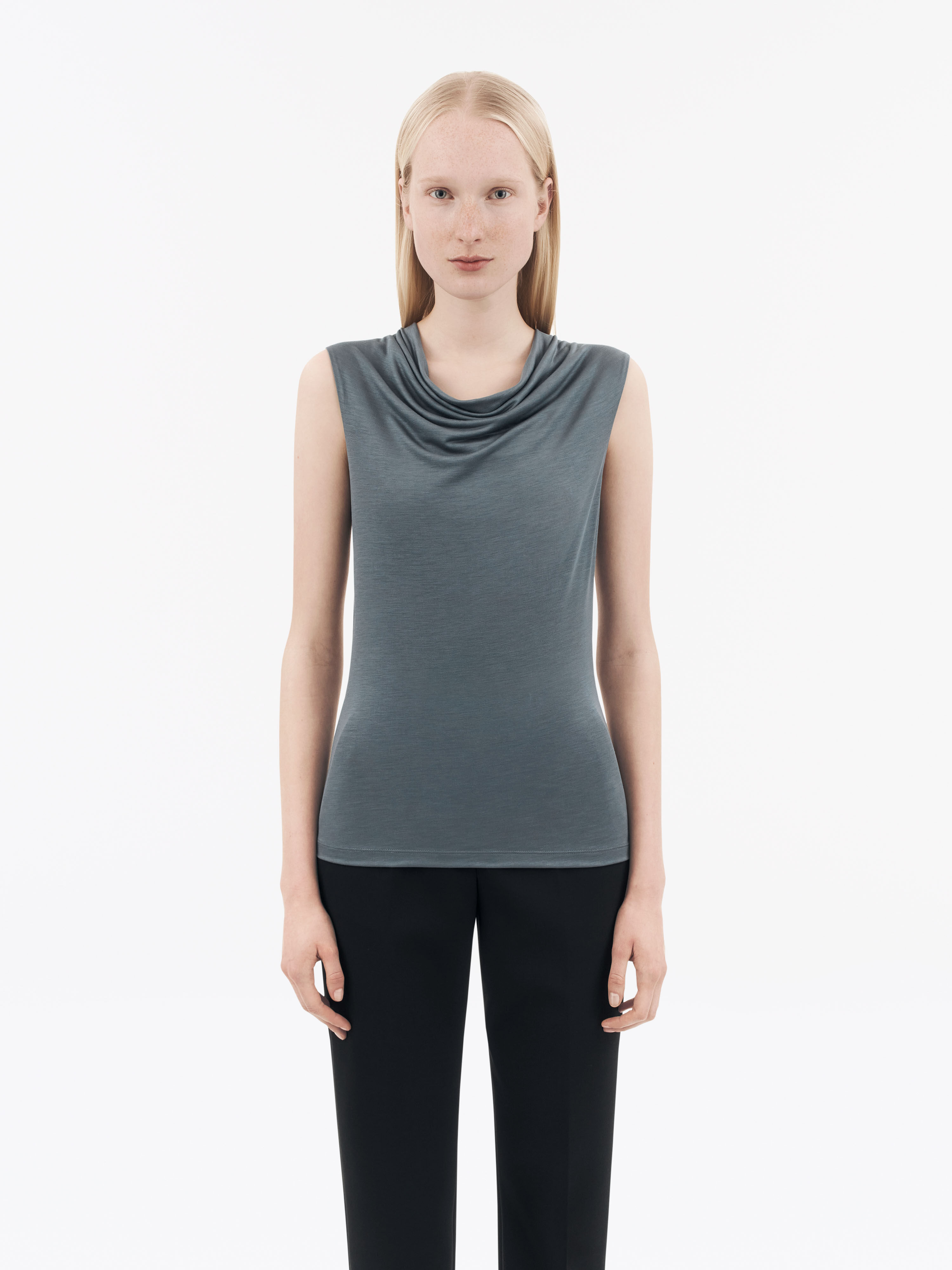 Jela Cowl-neck Top