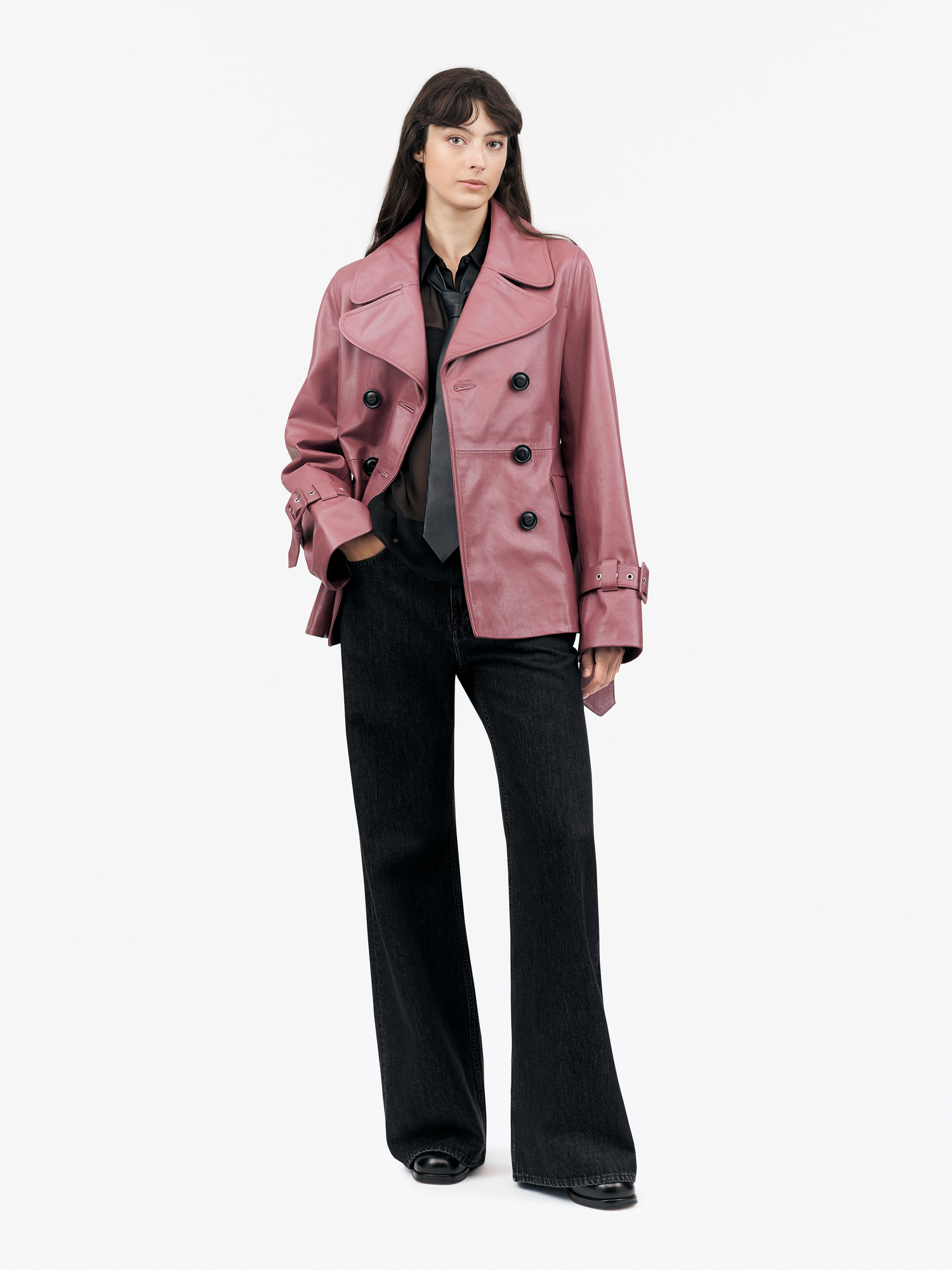 Blouson en cuir Fortney