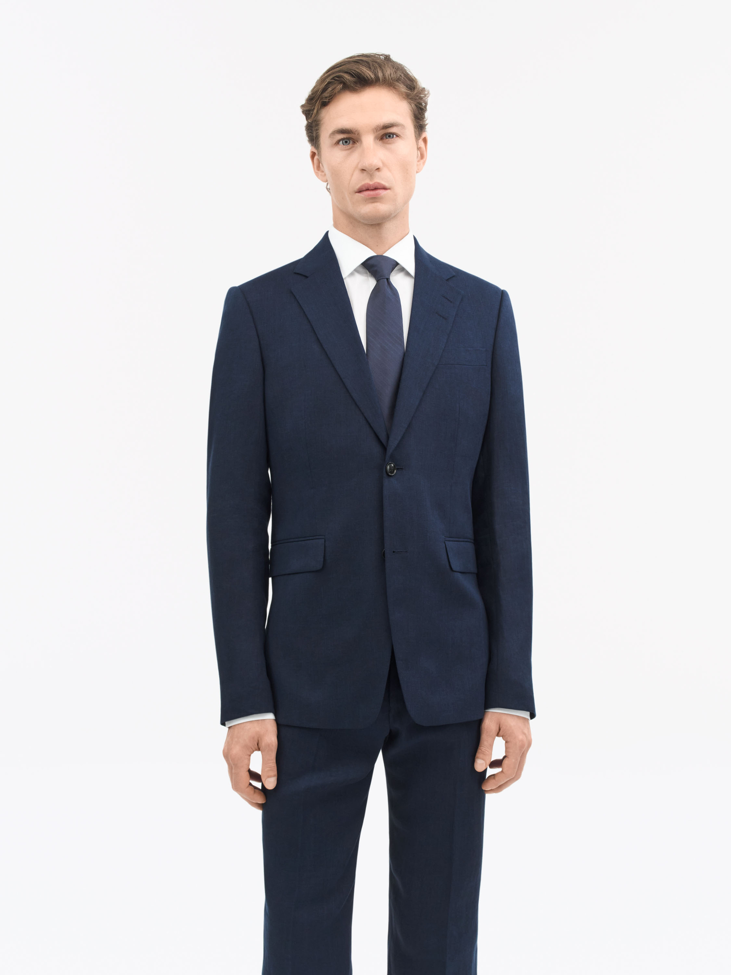 Justin Classic Blazer i Hør