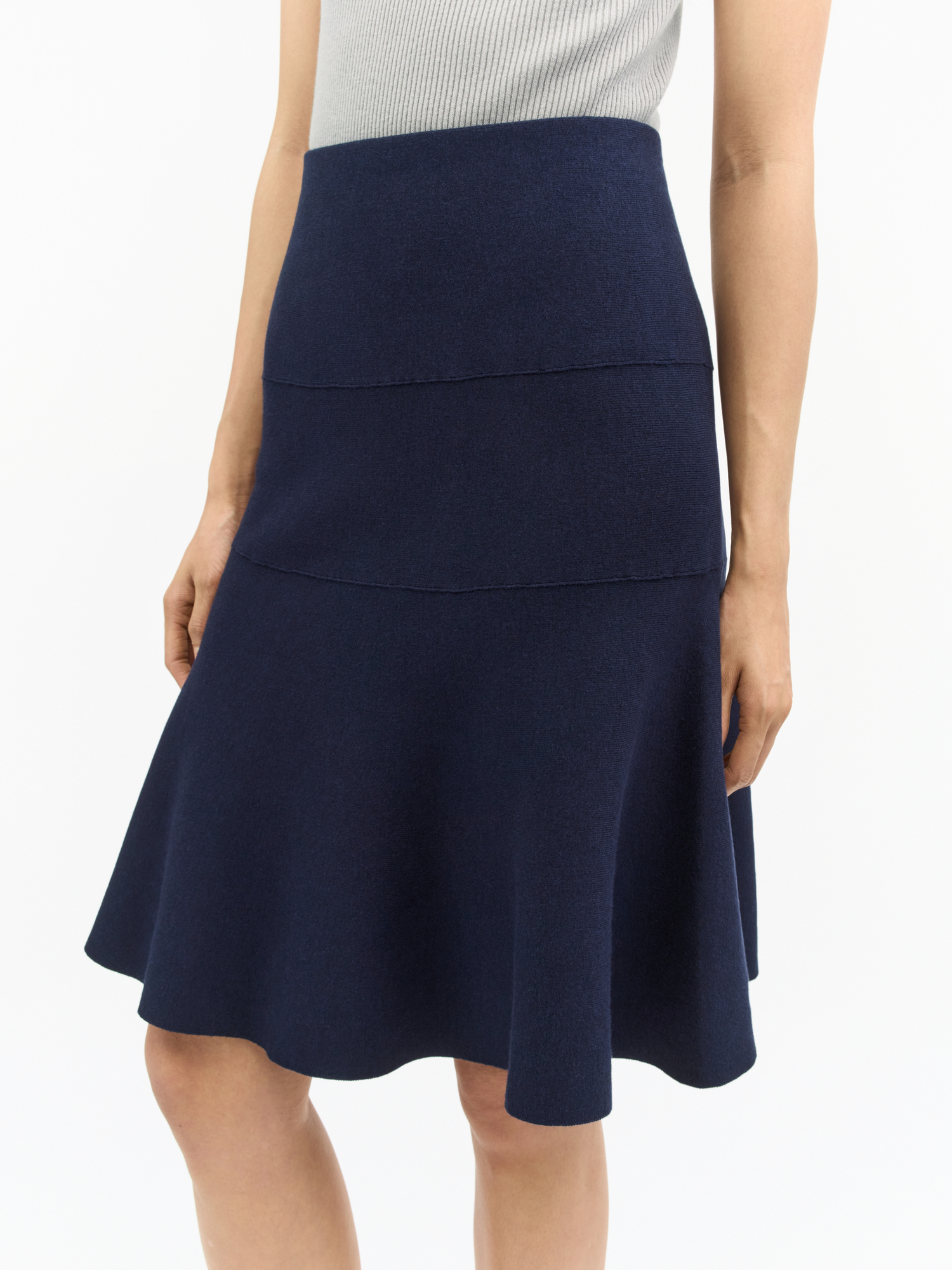 Slim-fit Edwige Knitted Skirt