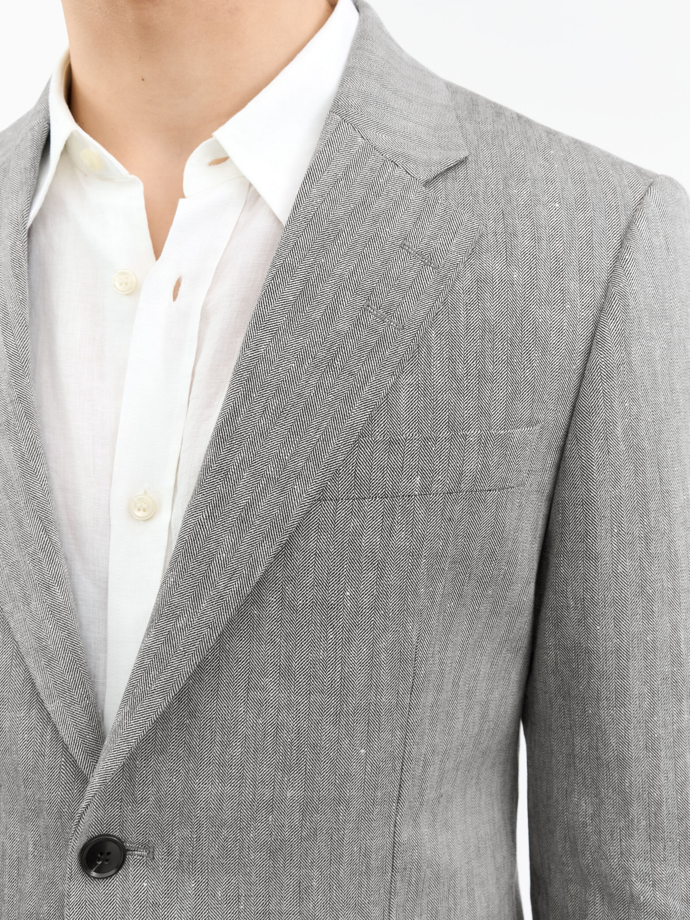 Justin P Linen-Wool Jacket