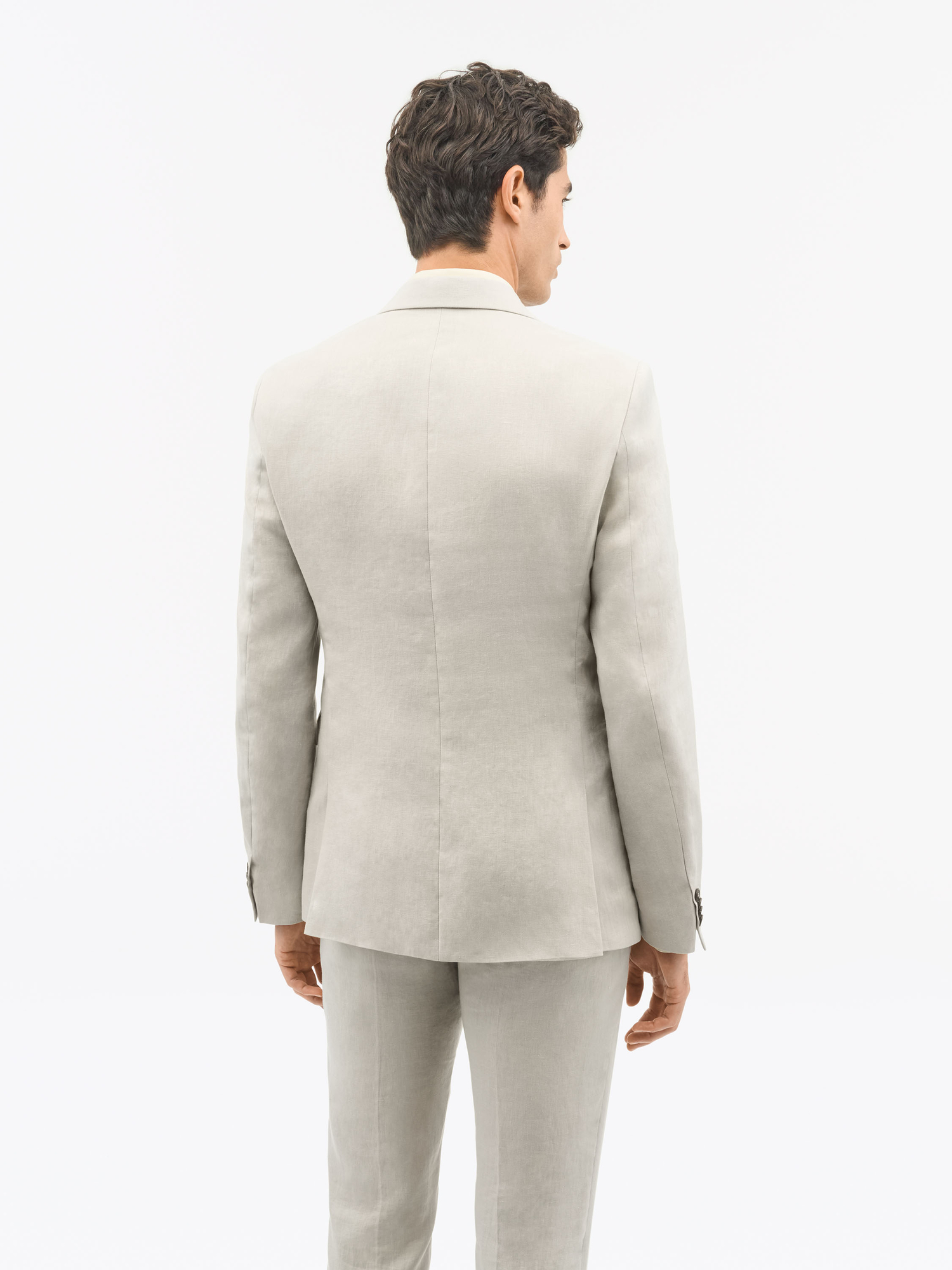 Blazer Slim En Lin Justin