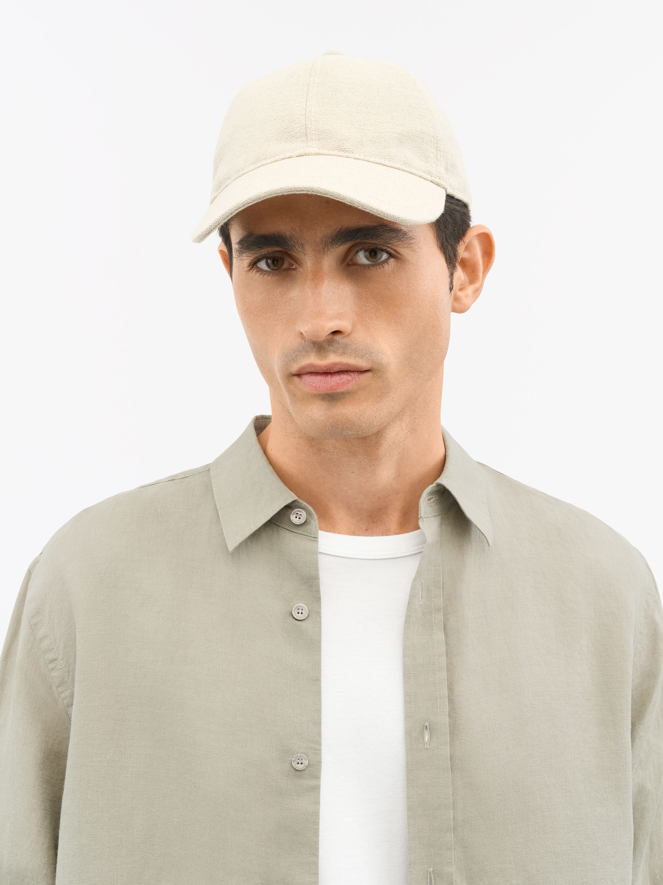 Hent Linen Baseball Cap
