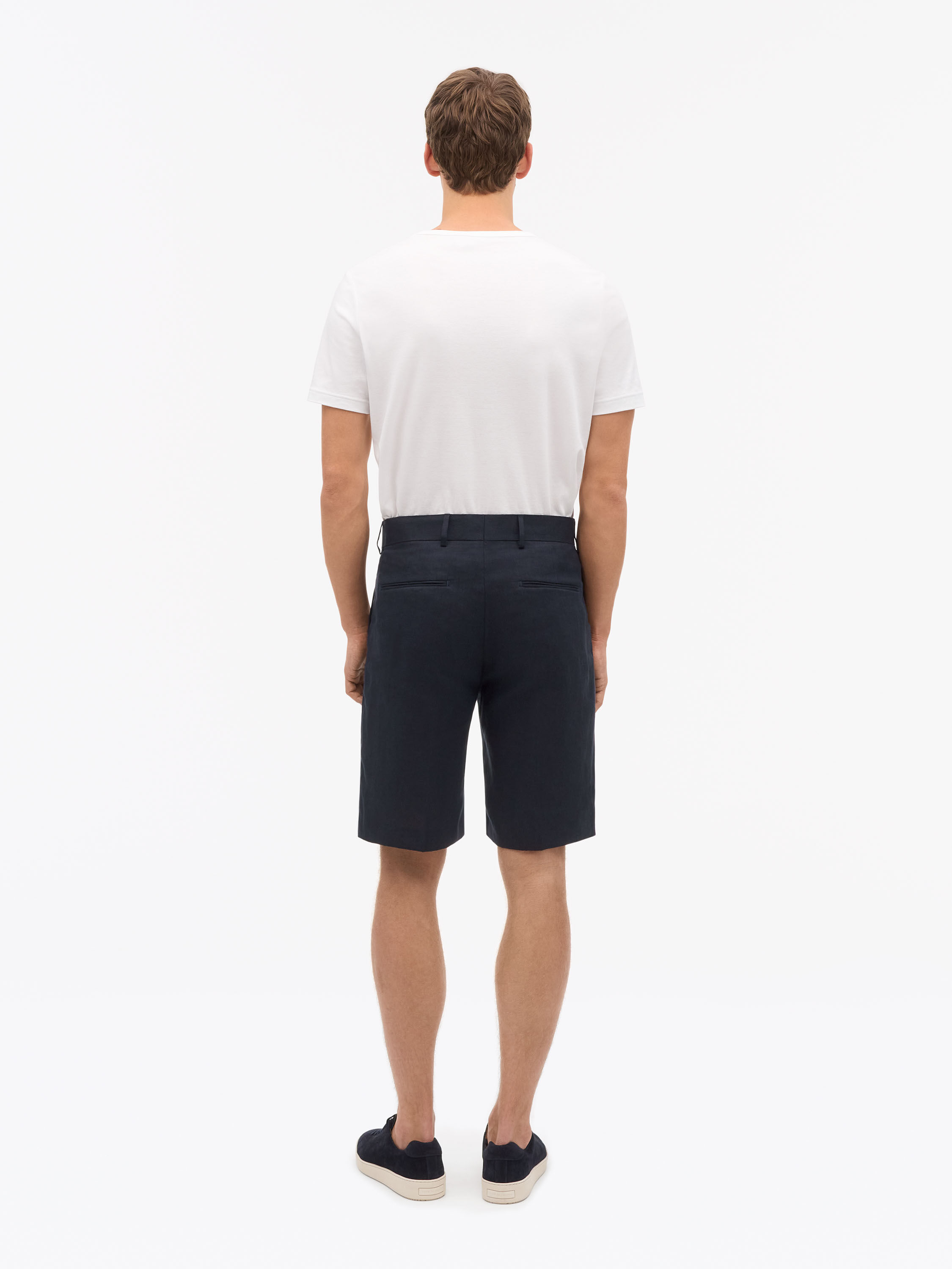 Troy Bermuda Linen Short