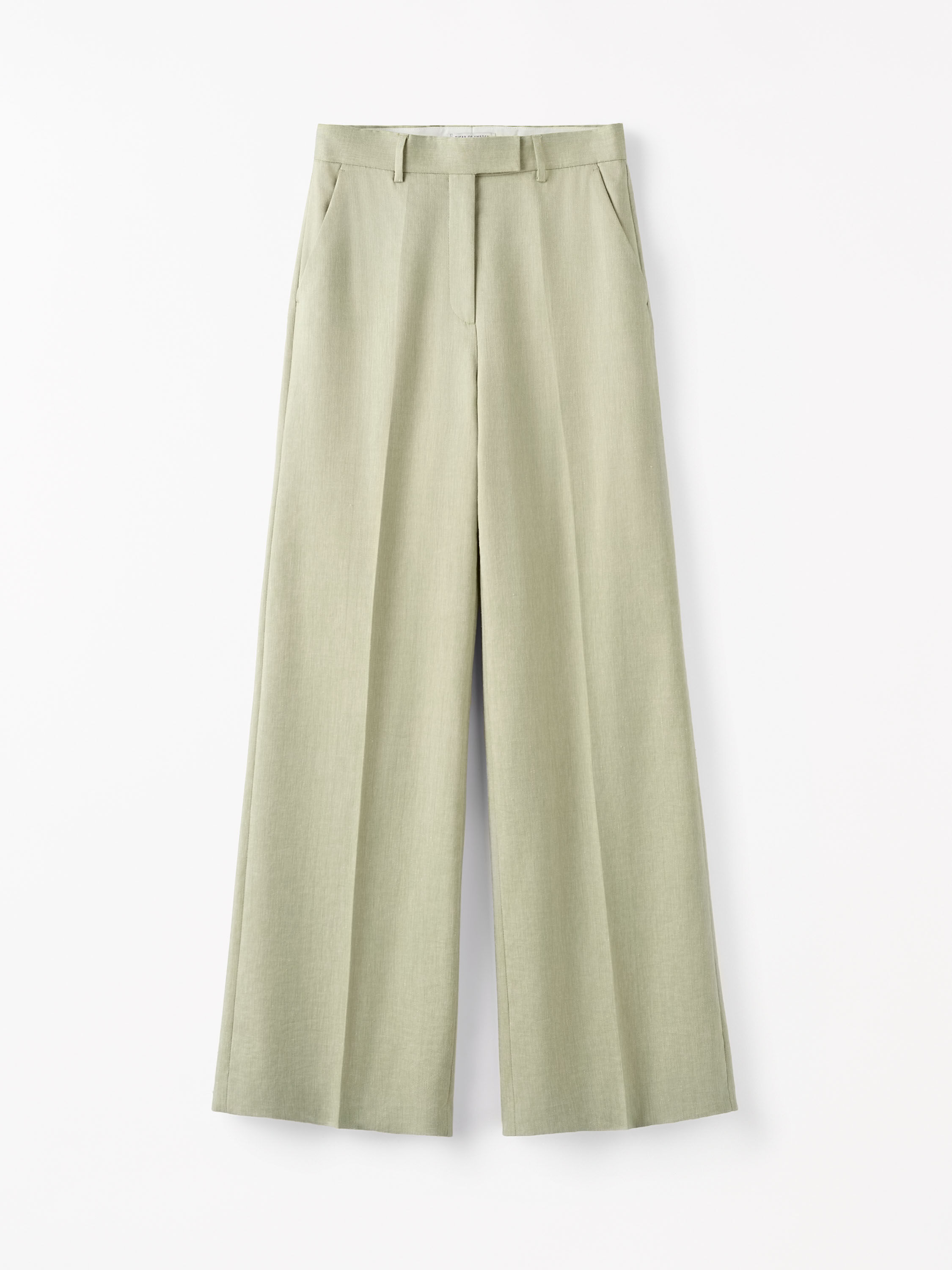 Irit Mid-Waist Linen Trousers