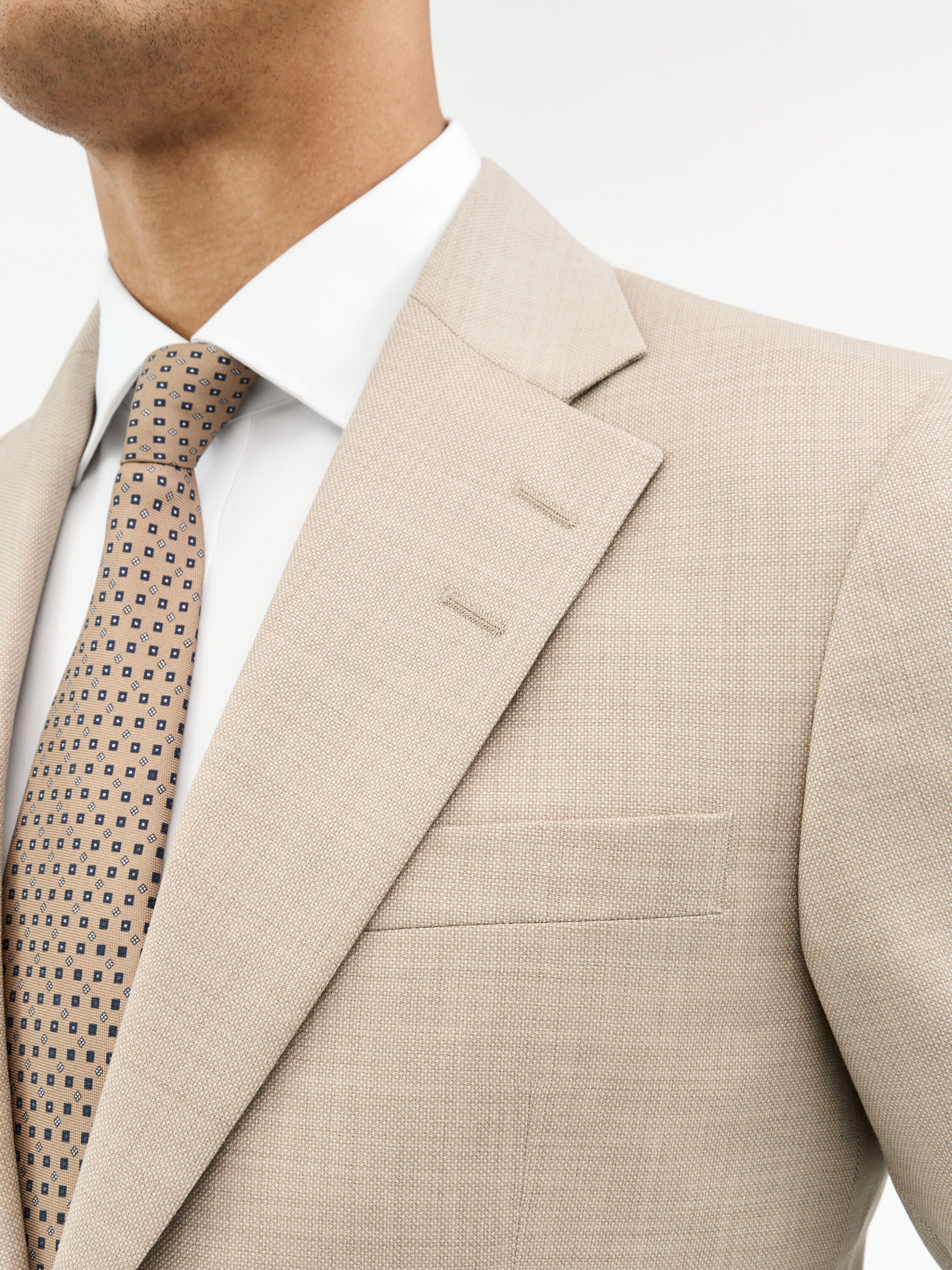 Ease Beige Wool Suit