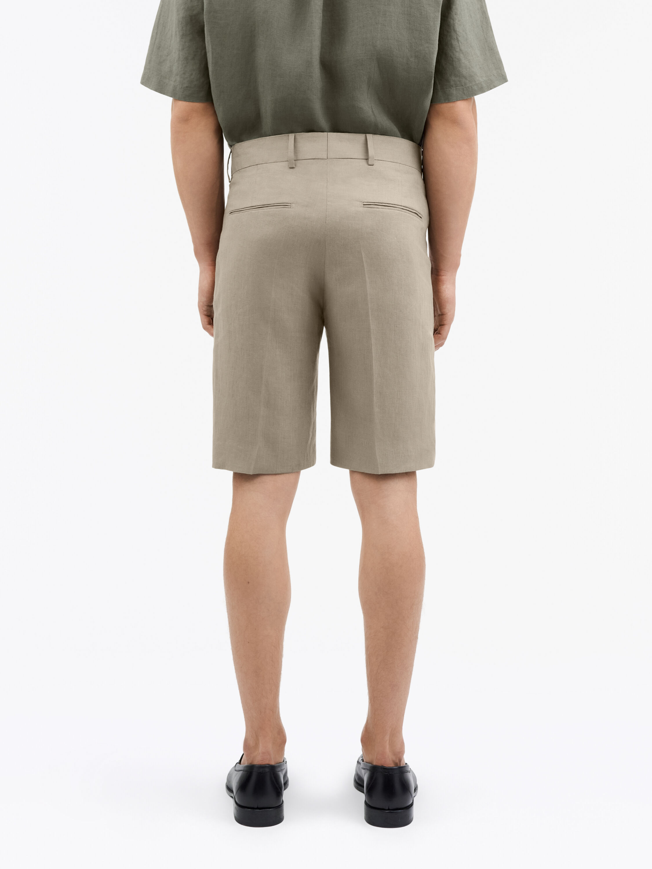 Troy Bermuda Linen Shorts