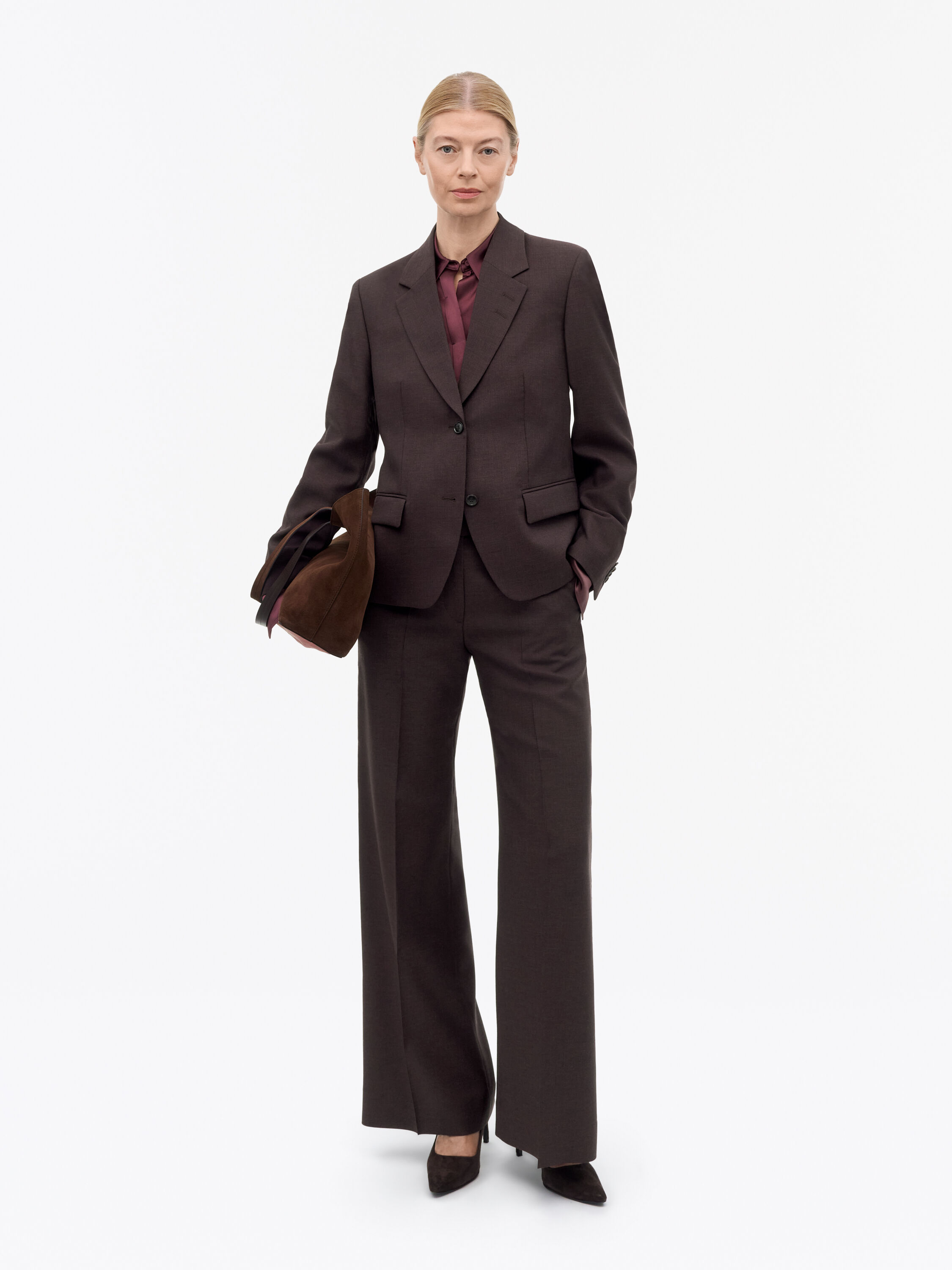 Saina Dark Purple Suit