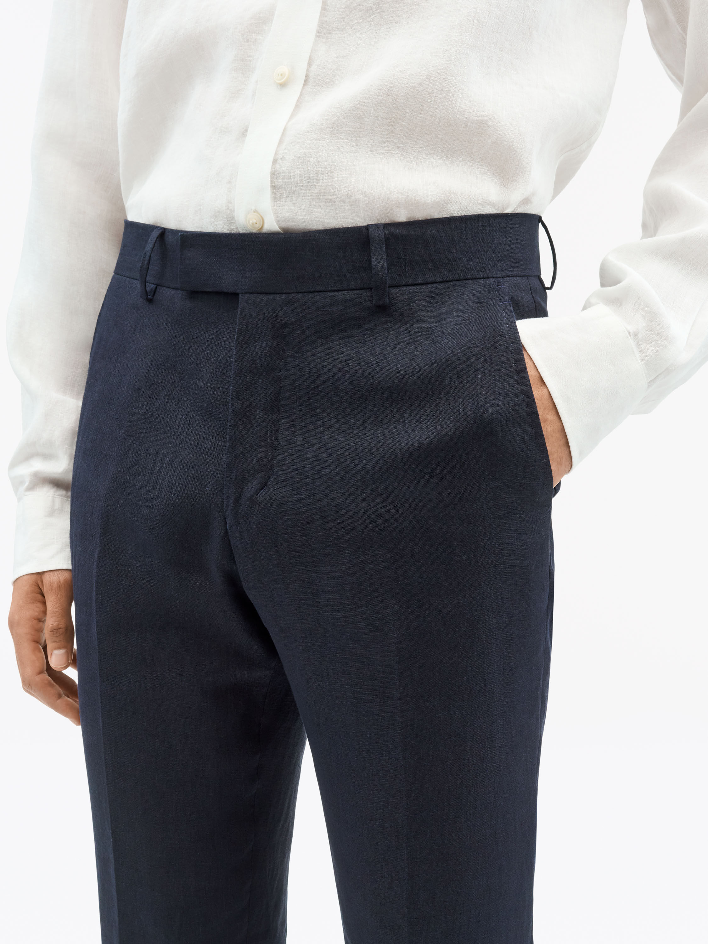 Tenuta Slim-Fit Linen Trousers