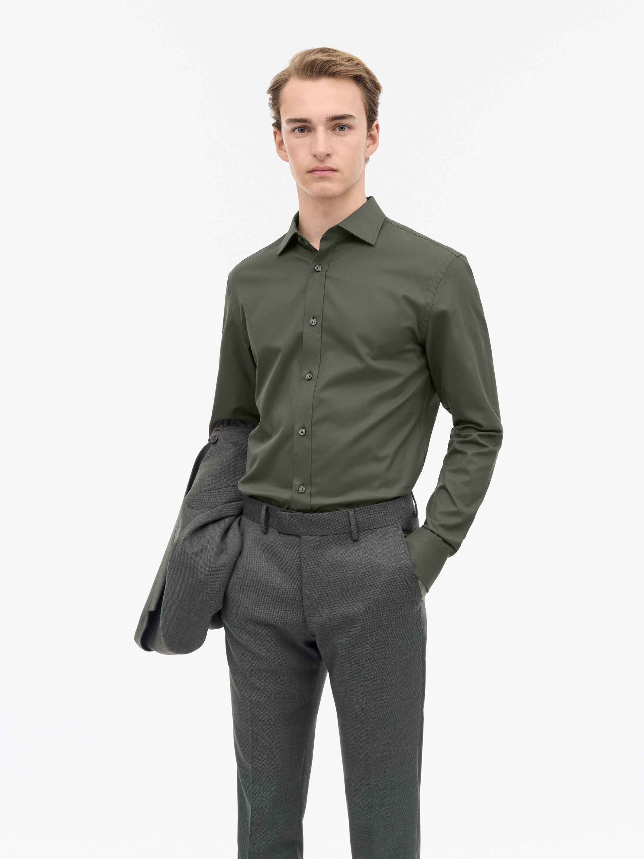 Adley C Cotton Twill Shirt